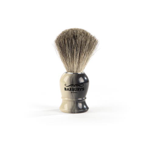 Помазок Sibel Barburys Grey Horn 0002320, ворс барсука Pure, имитация рога