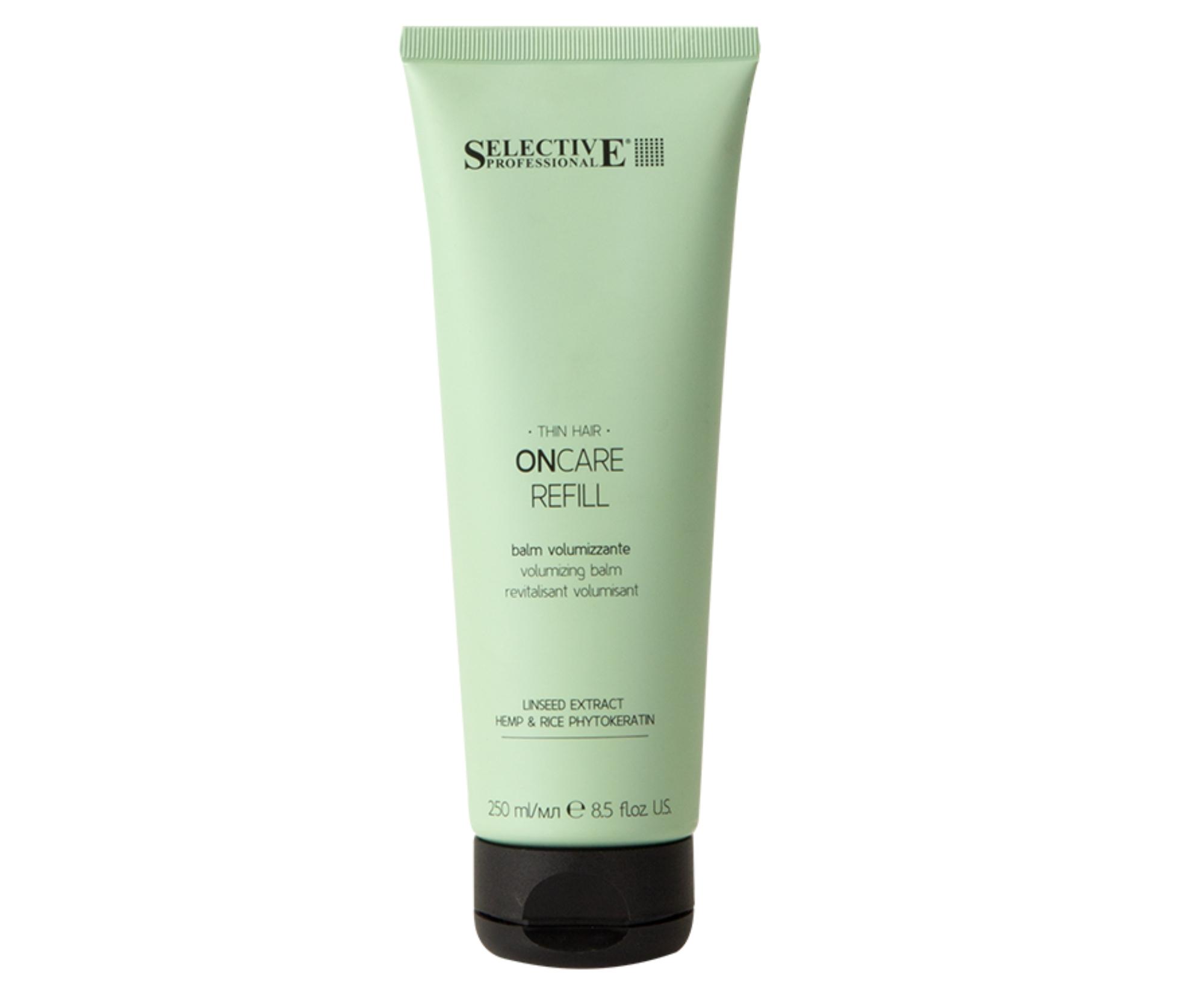 Кондиционер для волос Selective Professional OnCare Refill Volumizing Balm для объёма, для тонких и редеющих волос, 250 мл
