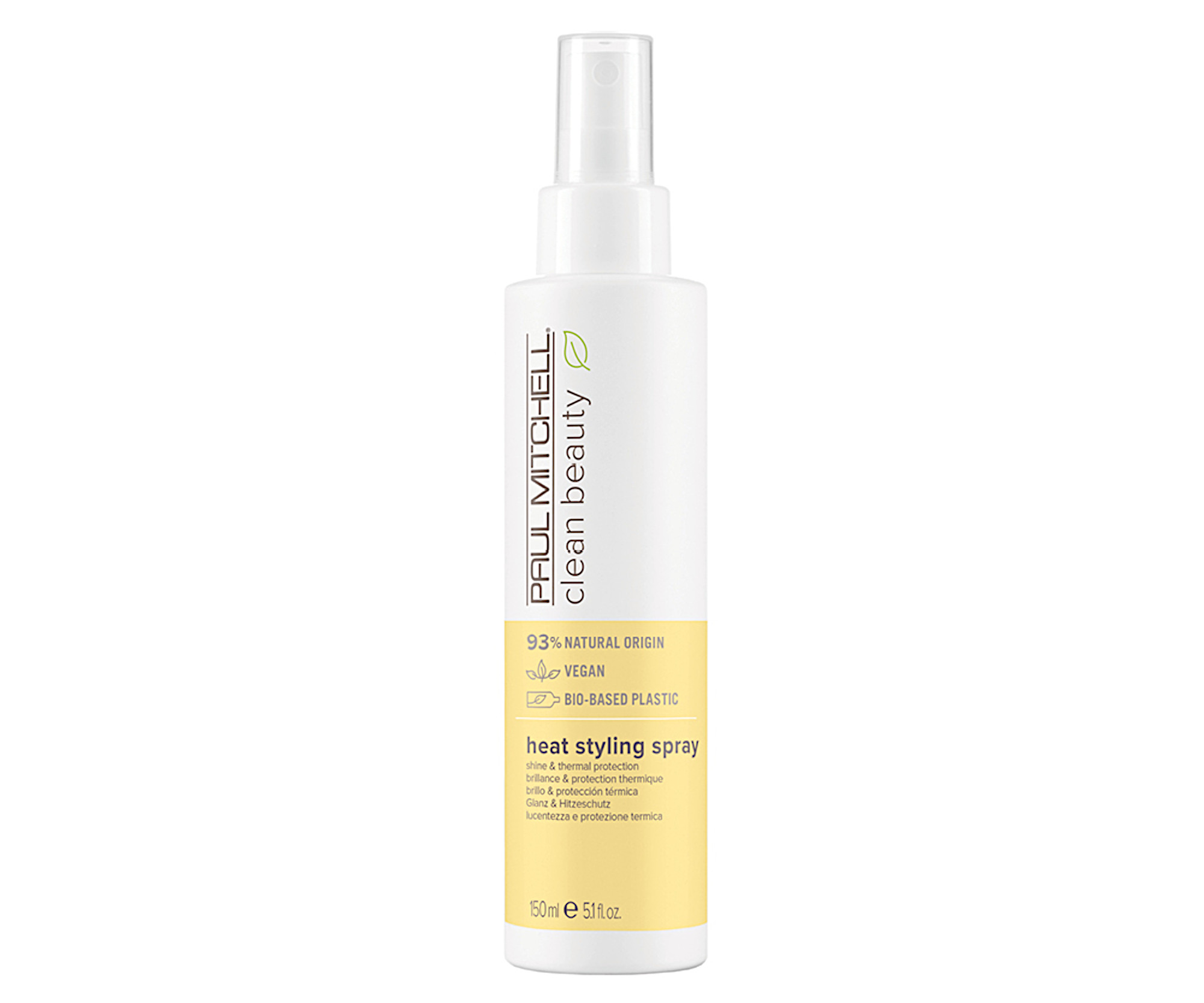 Термозащитный спрей Paul Mitchell Clean Beauty Heat Styling Spray, лёгкая фиксация, 150 мл