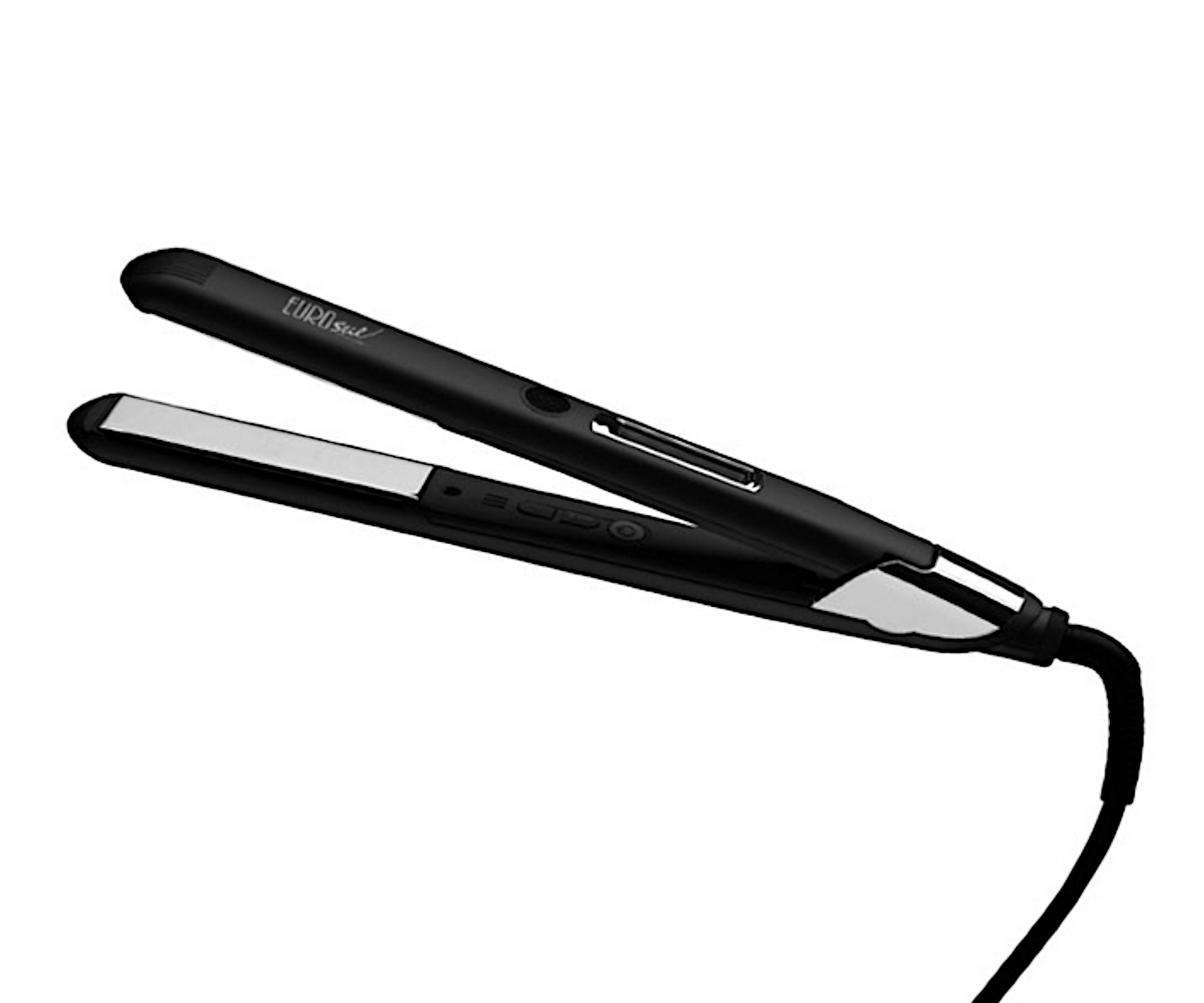 Выпрямитель для волос Eurostil Professional Titanium Straightener, 46 Вт, чёрный