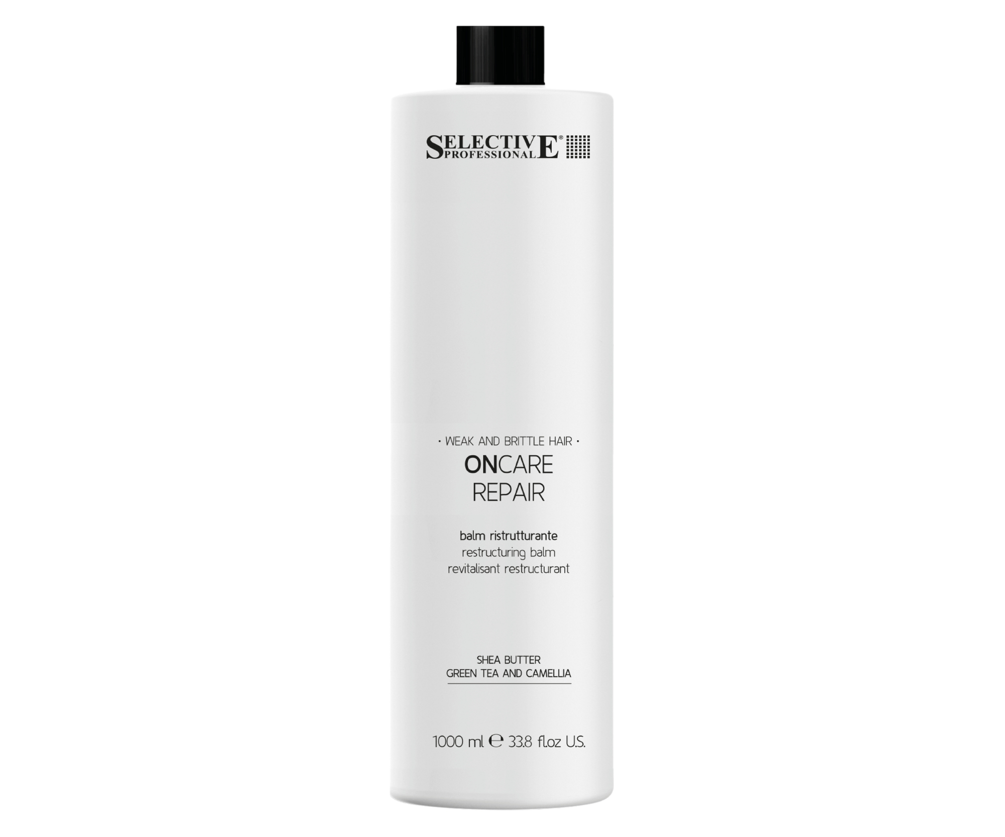 Кондиционер для волос Selective Professional OnCare Repair Balm восстанавливающий, для повреждённых и ломких волос, 1000 мл