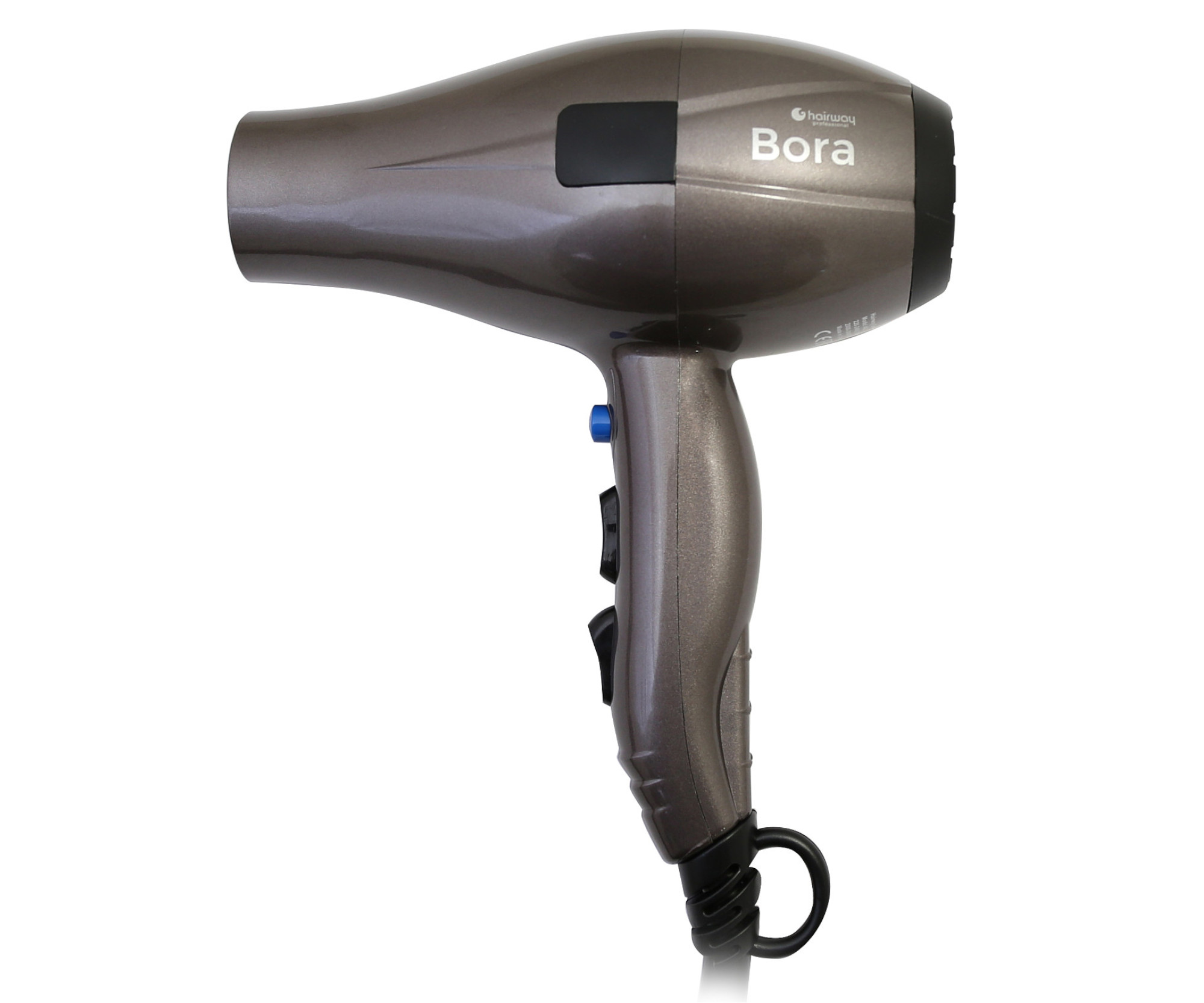 Фен Hairway Professional Bora, 2400 Вт, серо-коричневый металлик