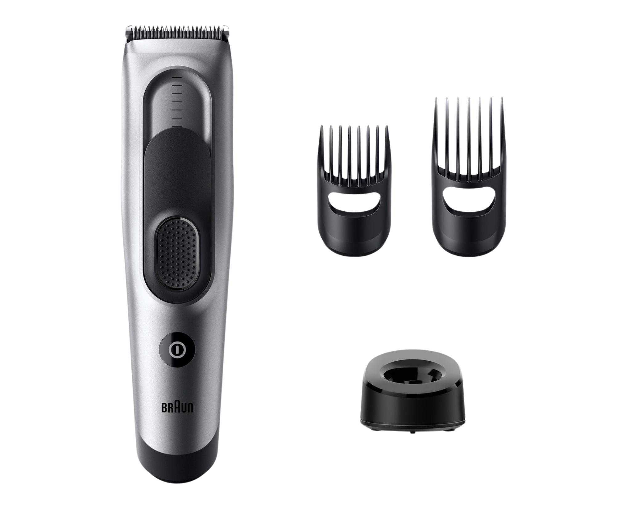 Машинка для стрижки Braun Hair Clipper Series 7 HC7390, аккумулятор и сеть, серая