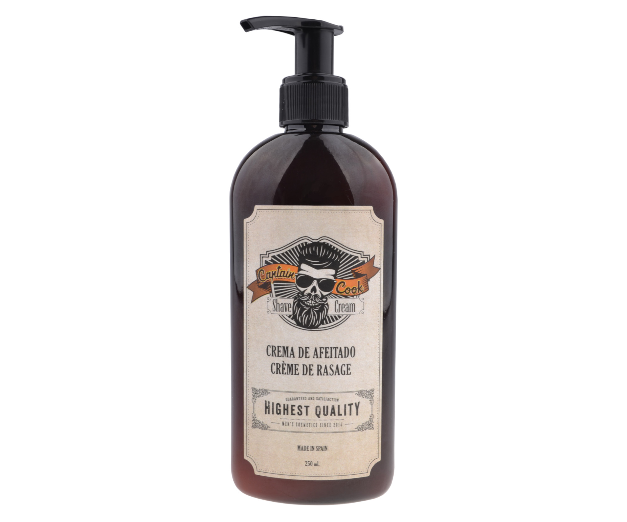Крем для бритья Captain Cook Shave Cream, с помпой, 250 мл