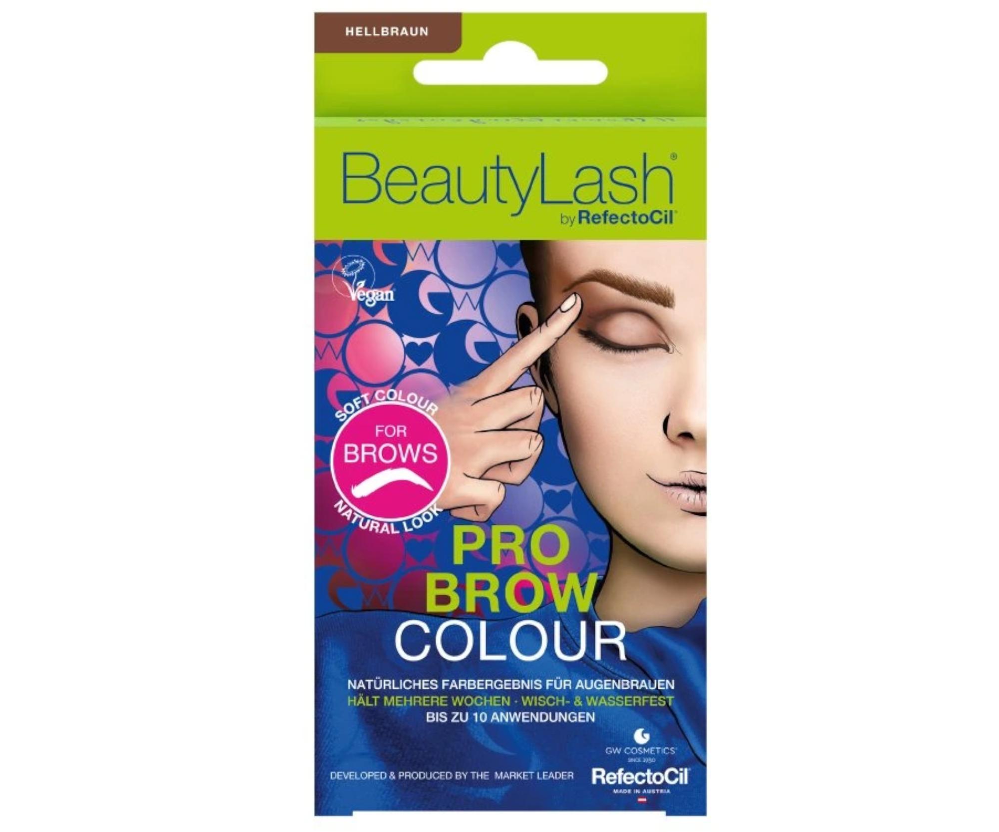 Краска для бровей RefectoCil BeautyLash Pro Brow Colour, набор для окрашивания, оттенок jasny brąz