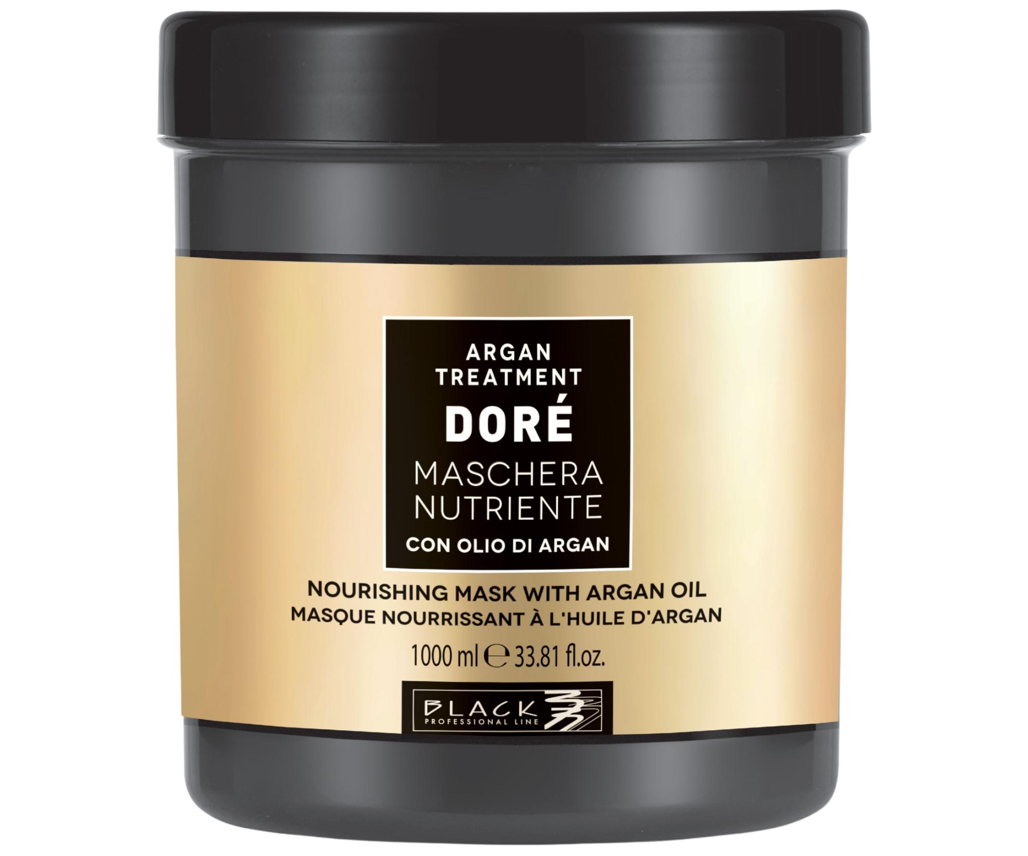 Маска для волос Black Professional Dore Argan Treatment питательная, для сухих и ломких волос, 1000 мл