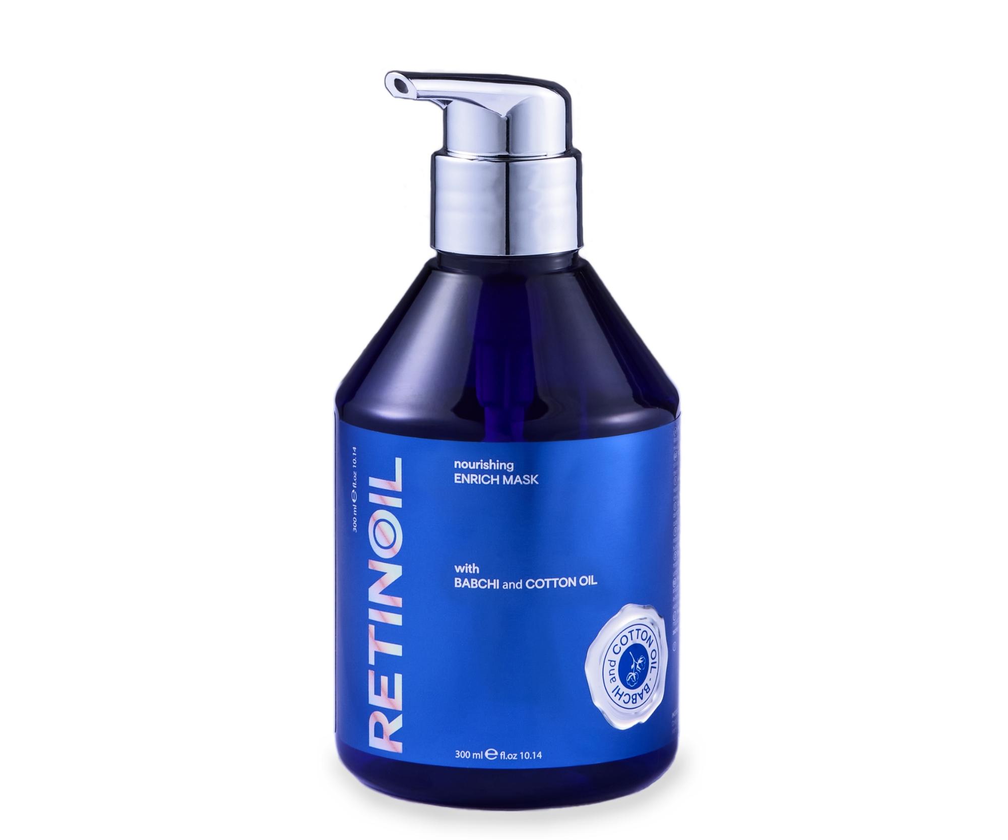 Маска для волос Kleral System Retinoil Nourishing Enriched восстанавливающая, для сухих и повреждённых волос, 300 мл