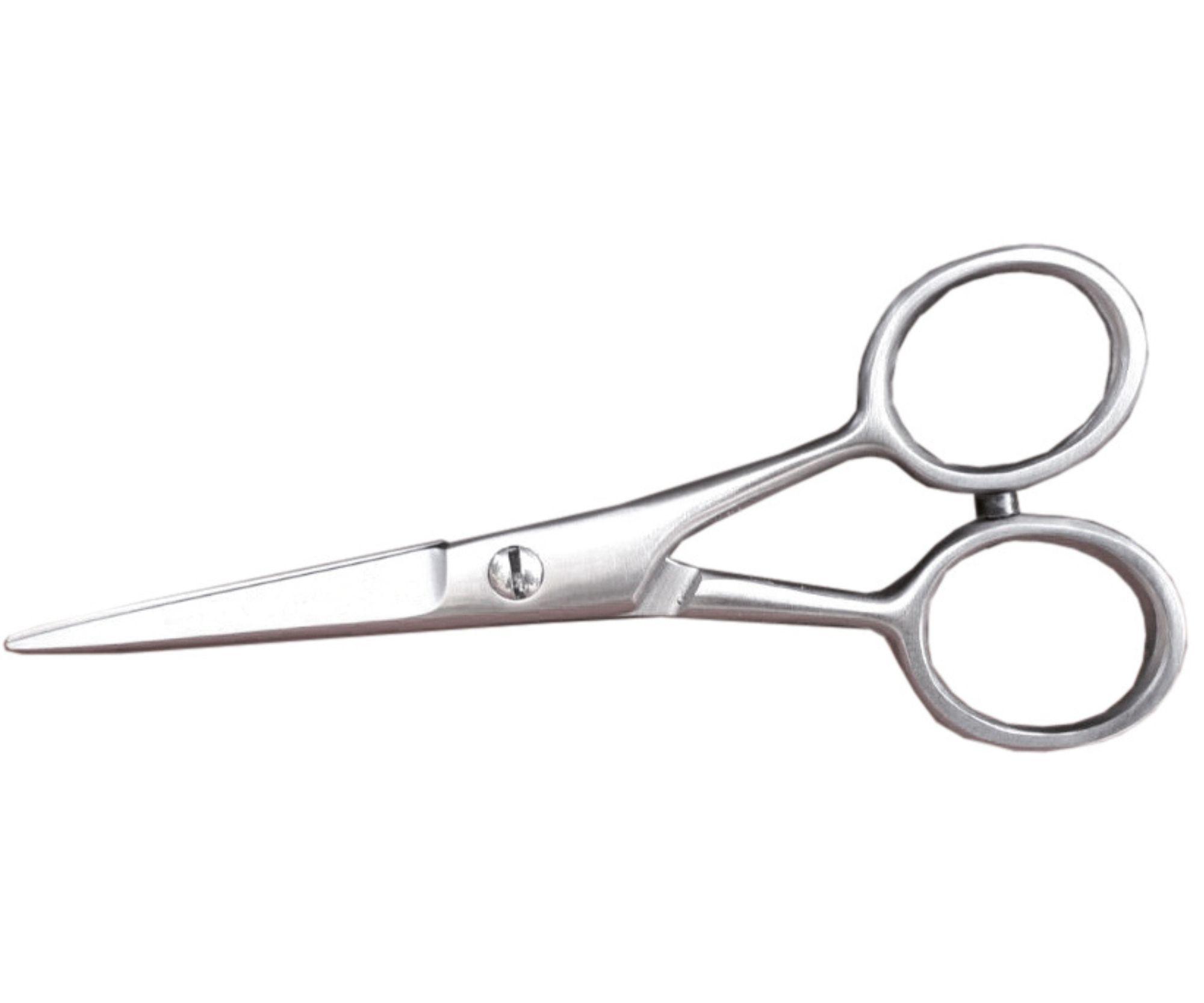 Ножницы для бороды Ragnar Barber Line 4,5 дюйма, серебристые