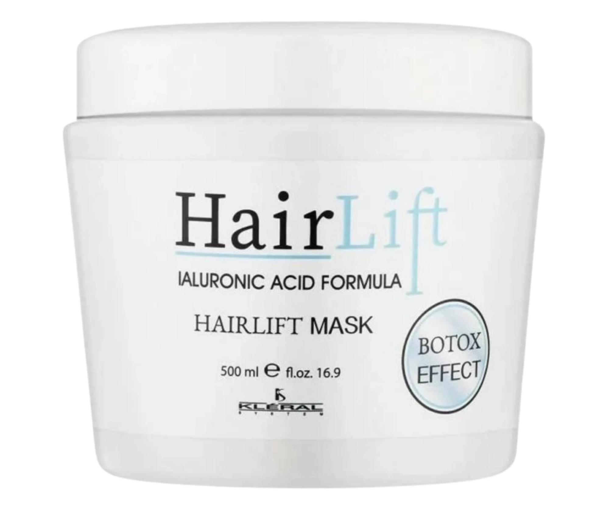 Маска для волос Kleral System HairLift Botox Effect для объёма, укрепляющая, для тонких волос, 500 мл