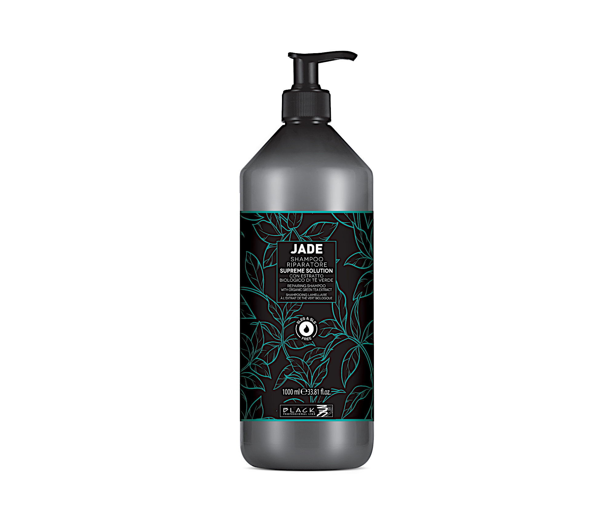 Шампунь Black Professional Jade Supreme Solution увлажняющий, восстанавливающий, 1000 мл