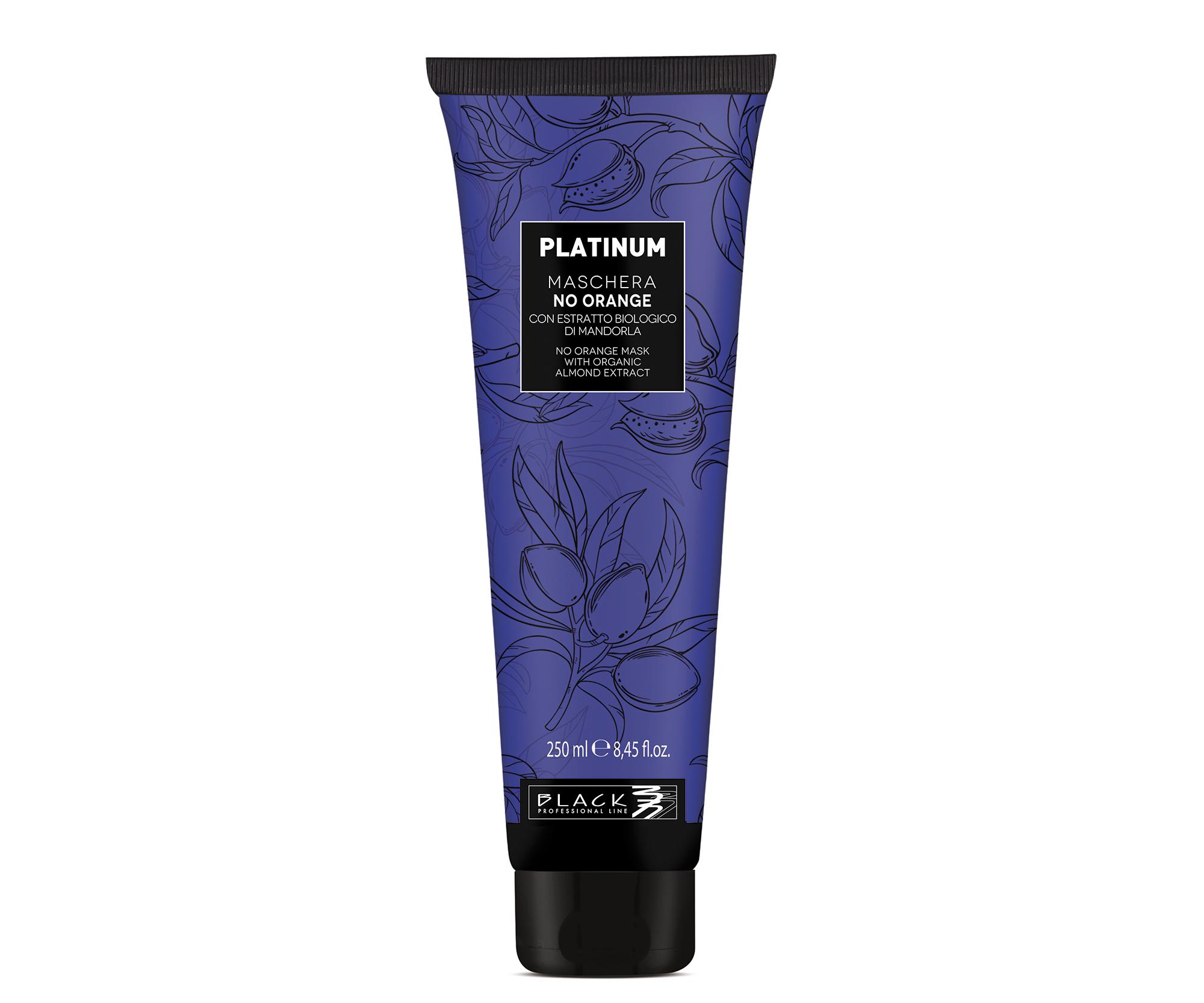 Тонирующая маска Black Professional Black Platinum No Orange против оранжевых оттенков, для тёмных волос, 250 мл
