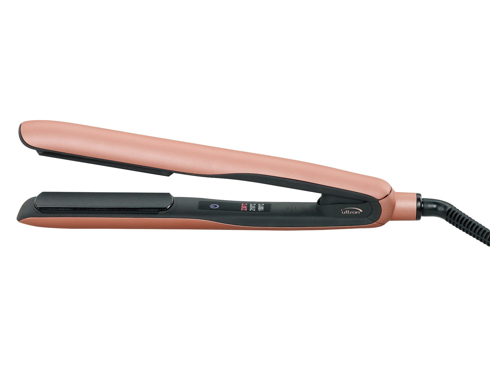 Выпрямитель для волос Ultron Elite Styler Terracotta Collection, алмазно-керамическое покрытие, розовое золото