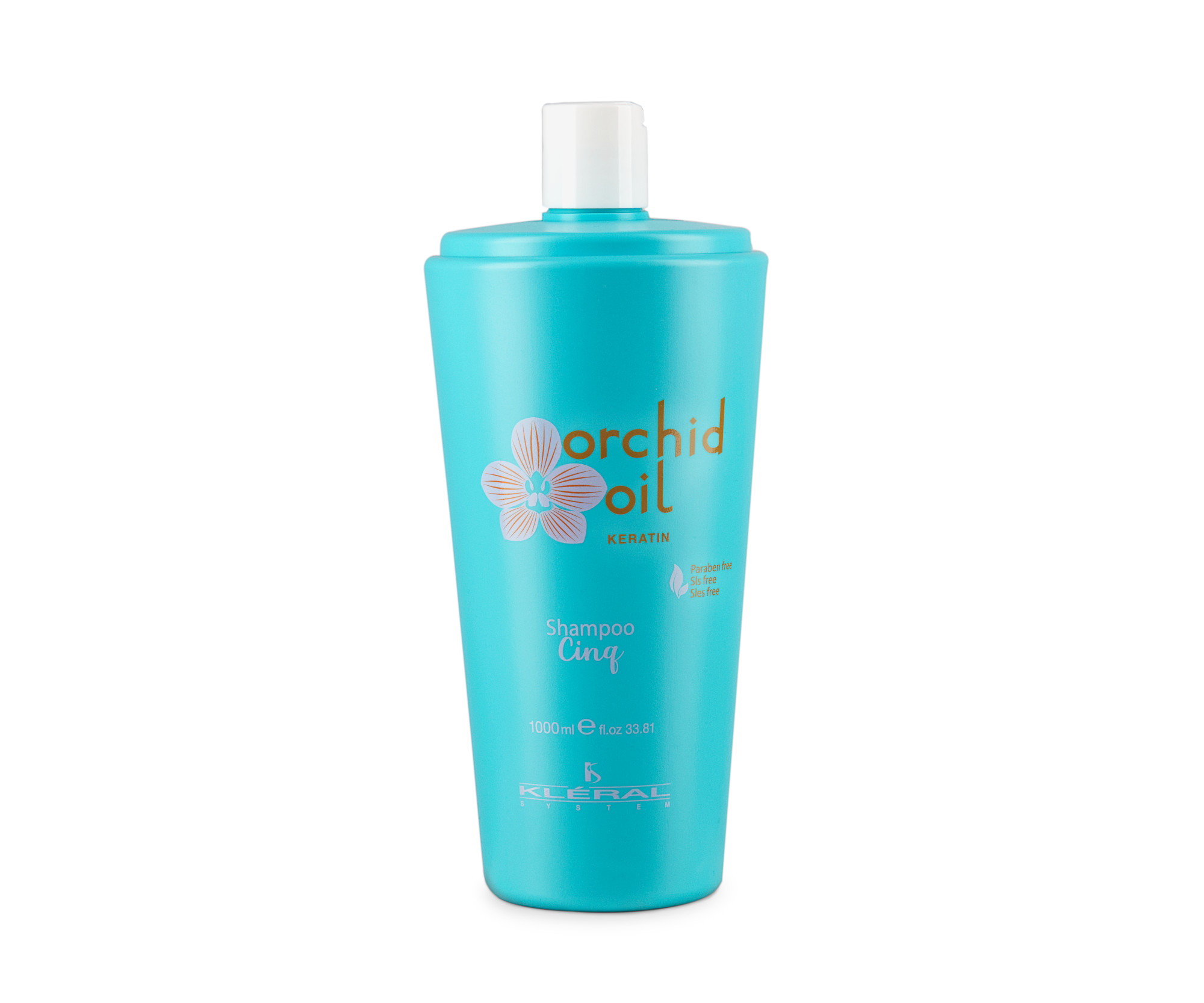 Шампунь Kleral System Orchid Oil Keratin Cinq Shampoo защитный, увлажняющий, 1000 мл