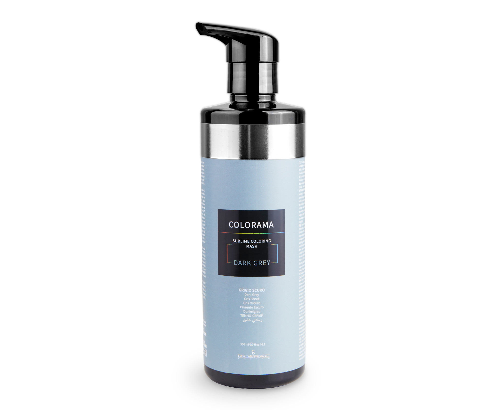 Оттеночная маска Kleral System Colorama полуперманентная, оттенок Dark Grey, 500 мл