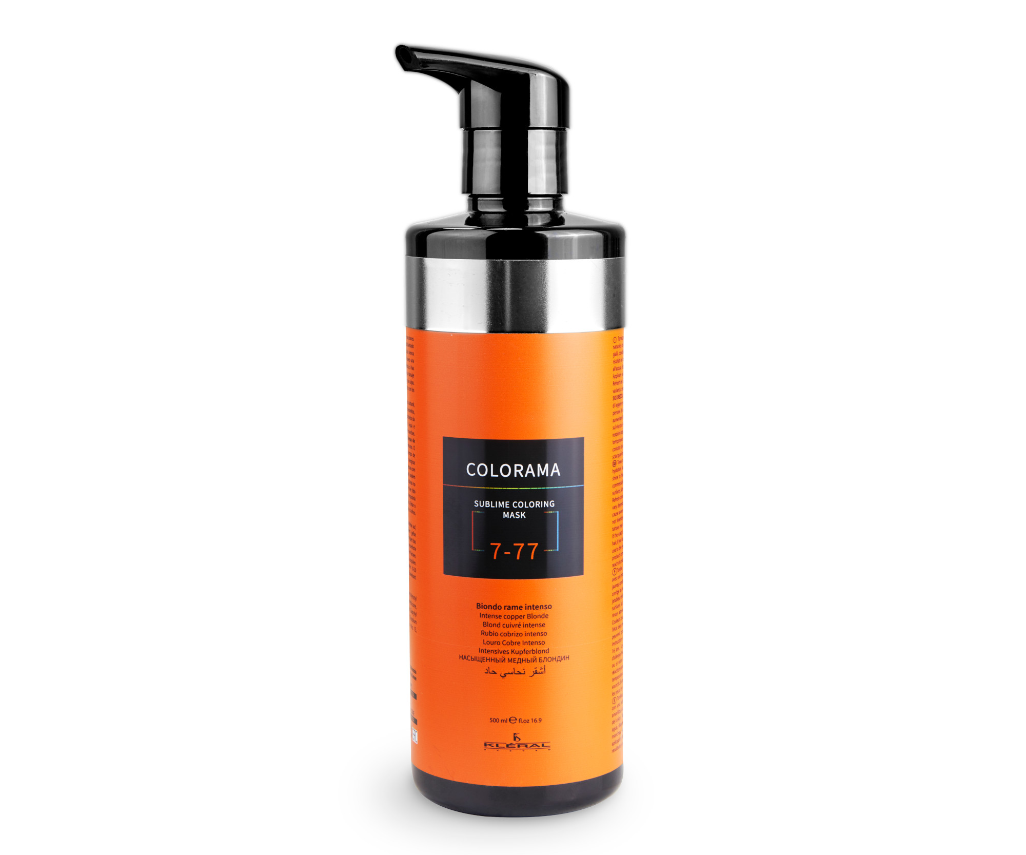Оттеночная маска Kleral System Colorama полуперманентная, оттенок 7.77 Intense Copper Blond, 500 мл