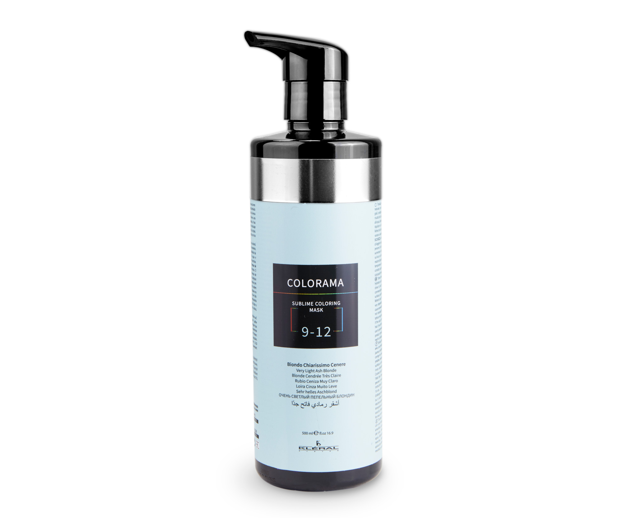 Оттеночная маска Kleral System Colorama полуперманентная, оттенок 9.12 Very Light Ash Blond, 500 мл