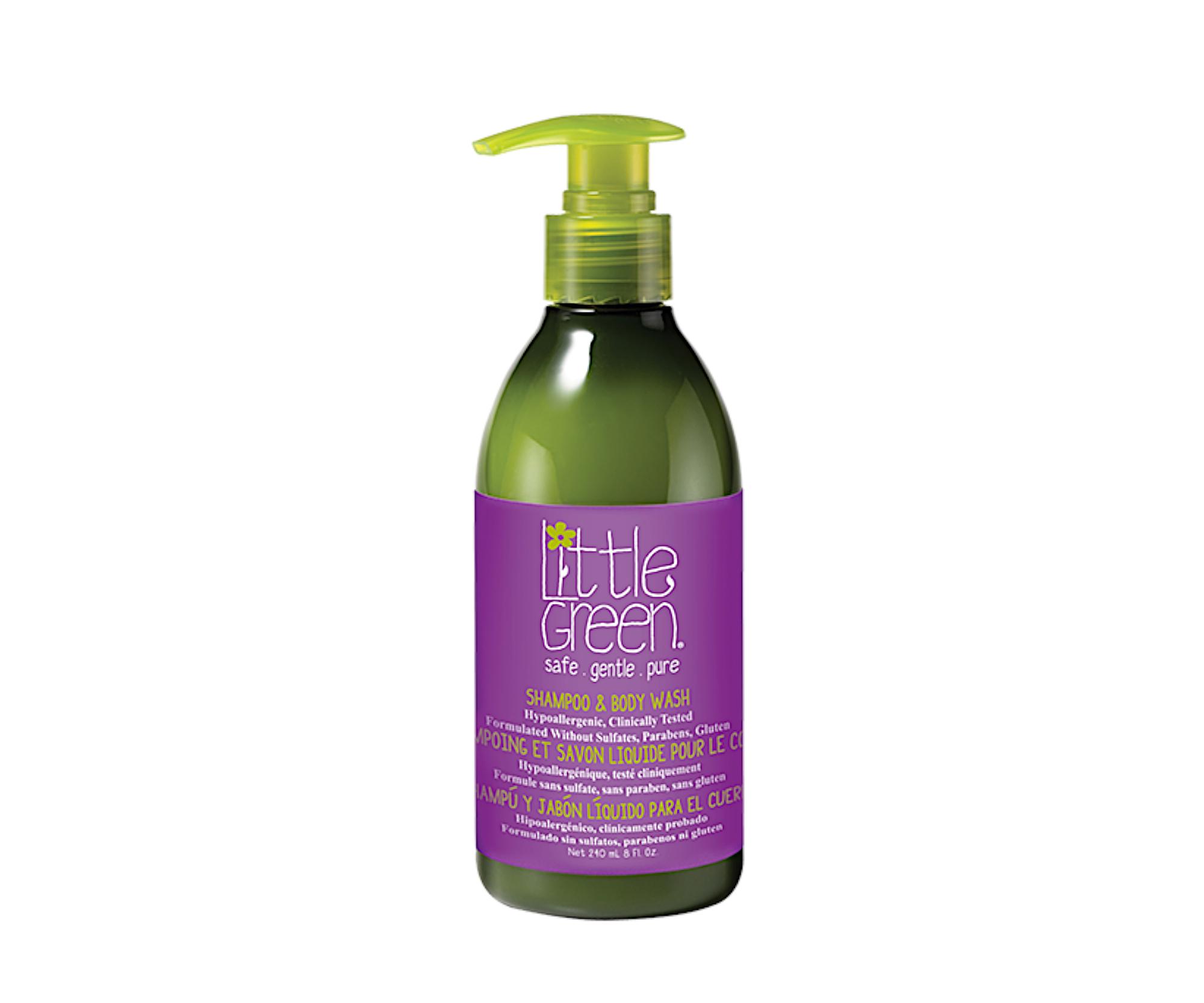 Детский шампунь и гель для душа Little Green Kids Shampoo & Body Wash мягкий, 240 мл