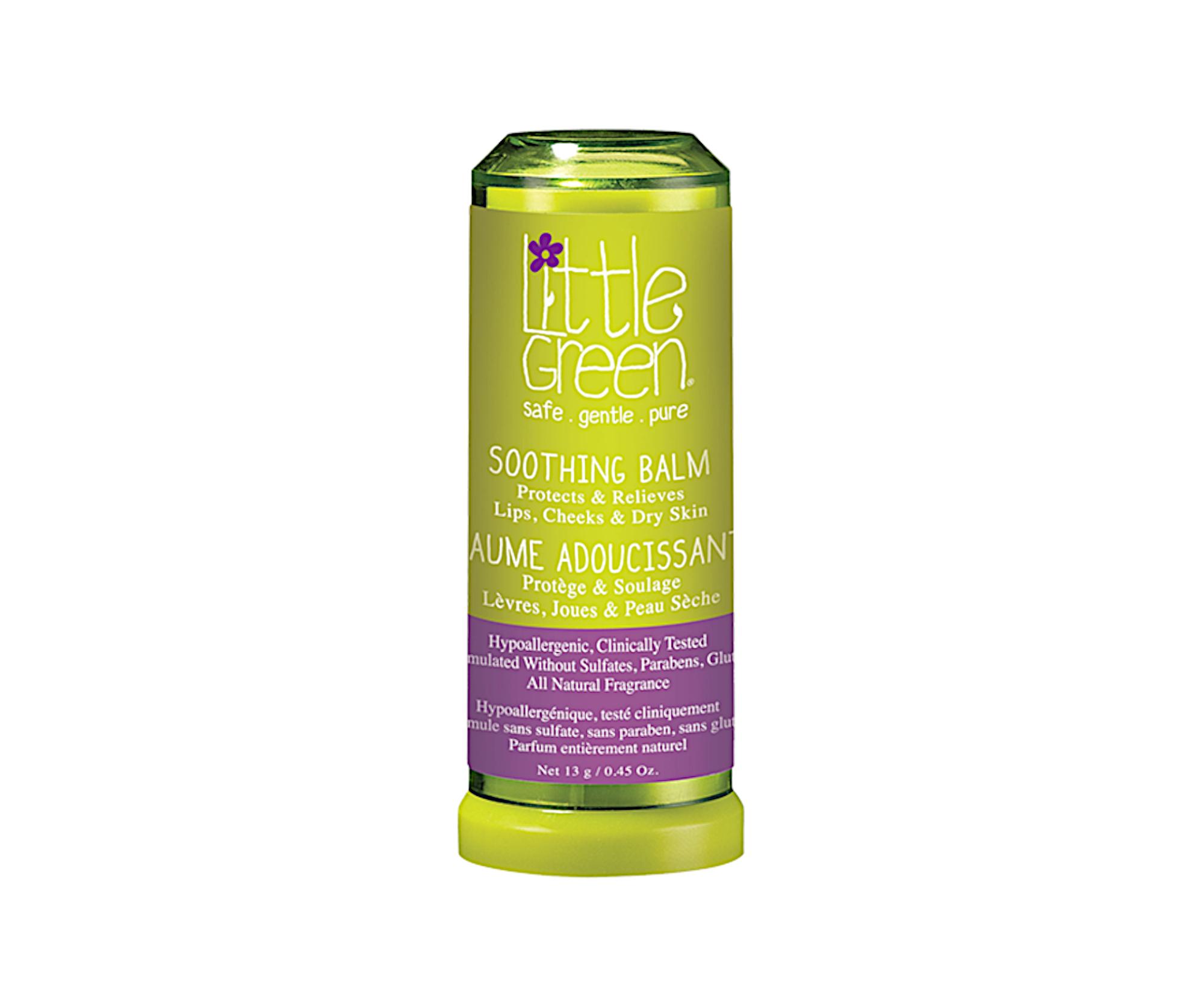 Средство для губ и щёк Little Green Soothing Balm детское, увлажняющее, 13 г
