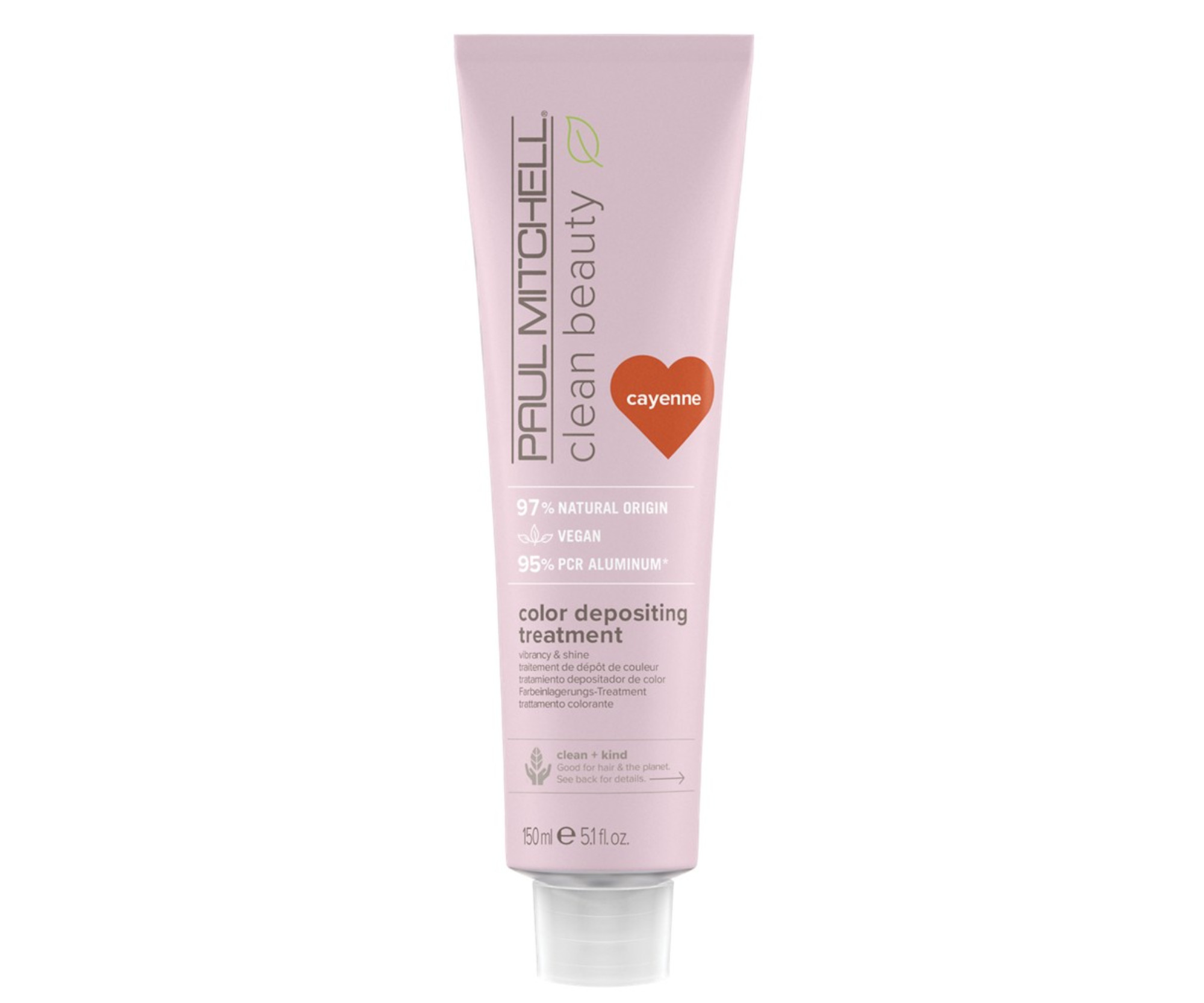Тонирующая маска для волос Paul Mitchell Clean Beauty Color Depositing Treatment, питательная, 150 мл, оттенок czerwona