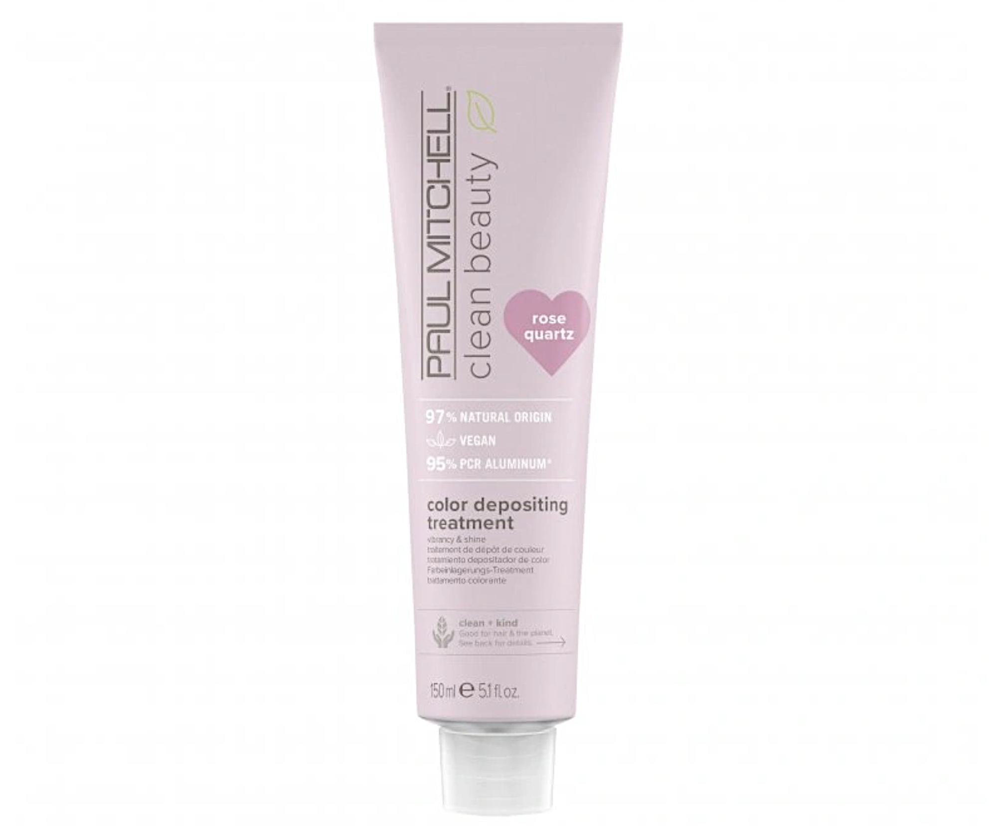 Тонирующая маска для волос Paul Mitchell Clean Beauty Color Depositing Treatment, питательная, 150 мл, оттенок różowa