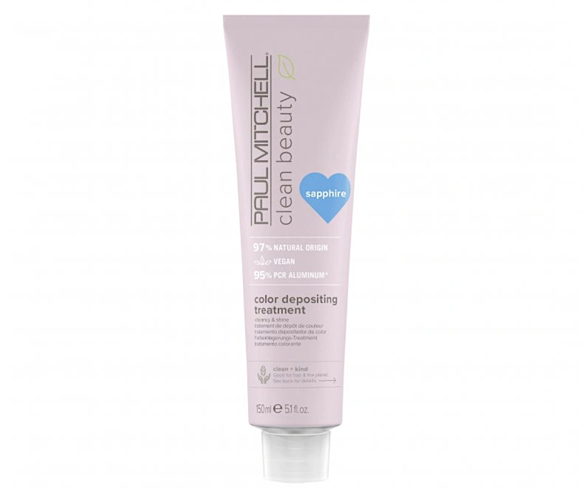 Тонирующая маска для волос Paul Mitchell Clean Beauty Color Depositing Treatment, питательная, 150 мл, оттенок niebieska