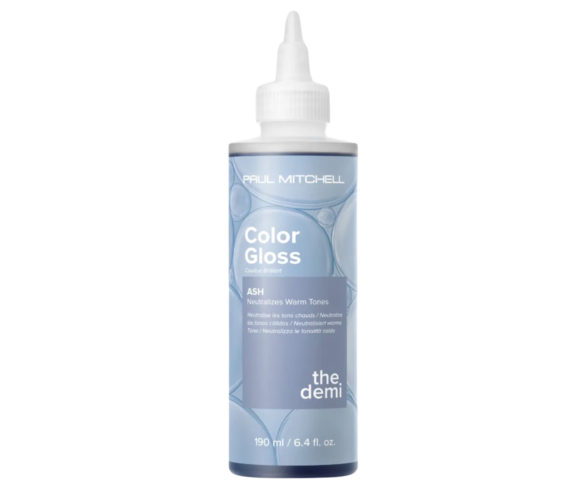 Тонер для волос Paul Mitchell The Demi Color Gloss, придаёт блеск, 190 мл, оттенок Ash - - popielaty