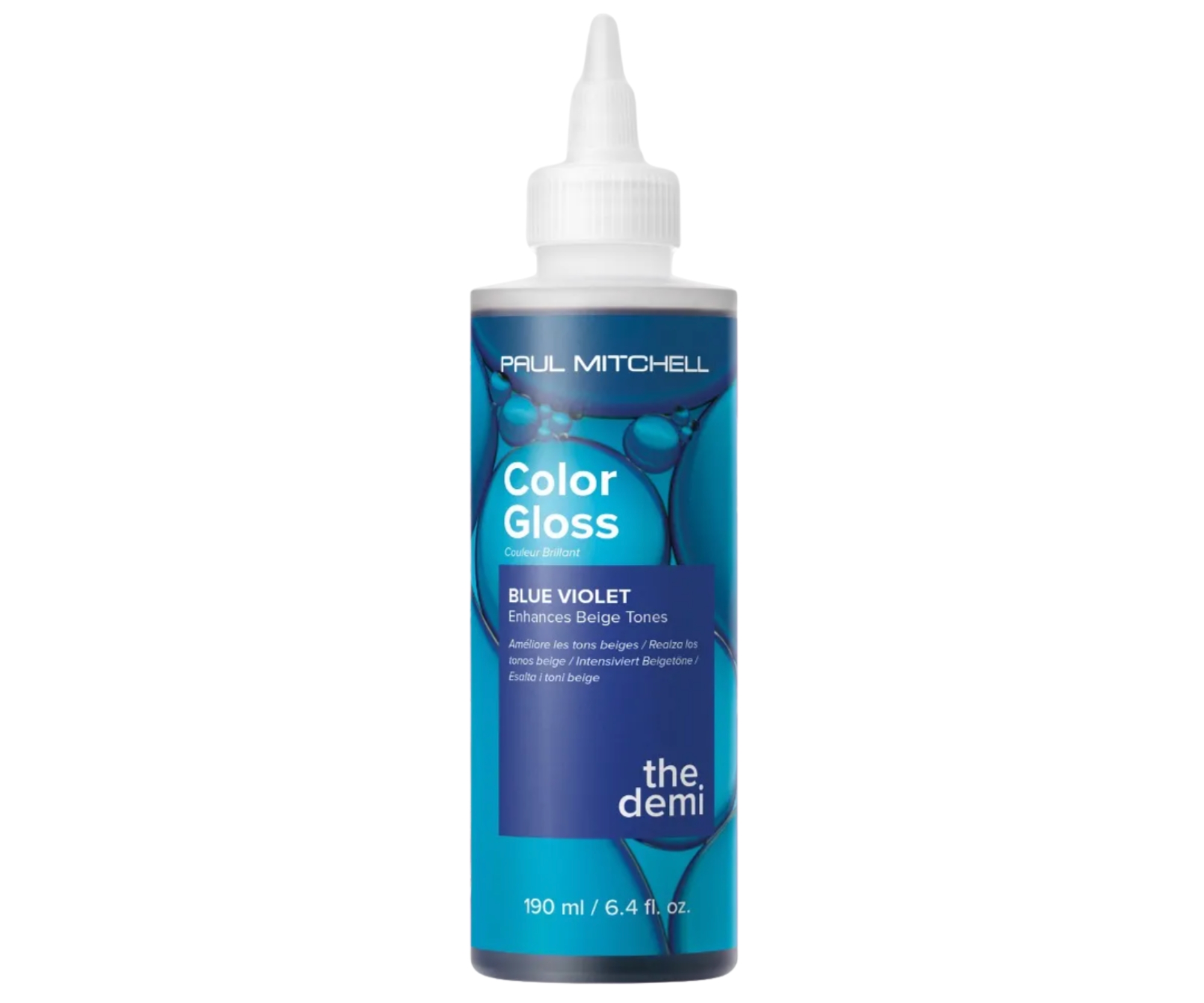 Тонер для волос Paul Mitchell The Demi Color Gloss, придаёт блеск, 190 мл, оттенок Blue Violet
