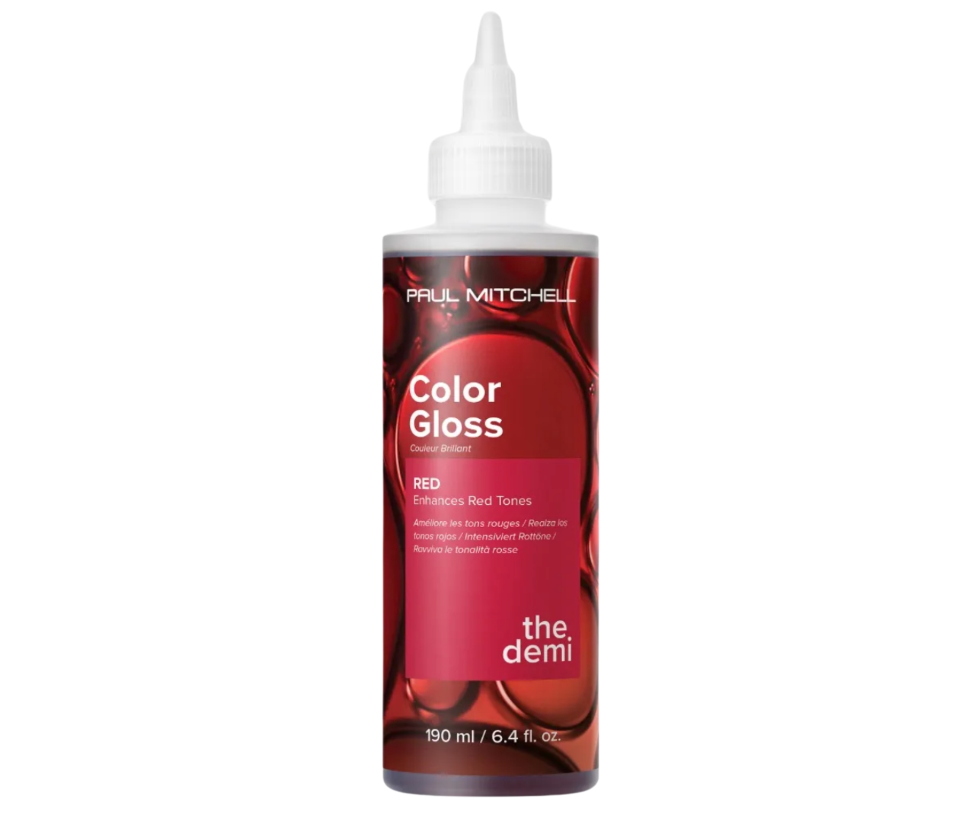 Тонер для волос Paul Mitchell The Demi Color Gloss, придаёт блеск, 190 мл, оттенок Red - - czerwony