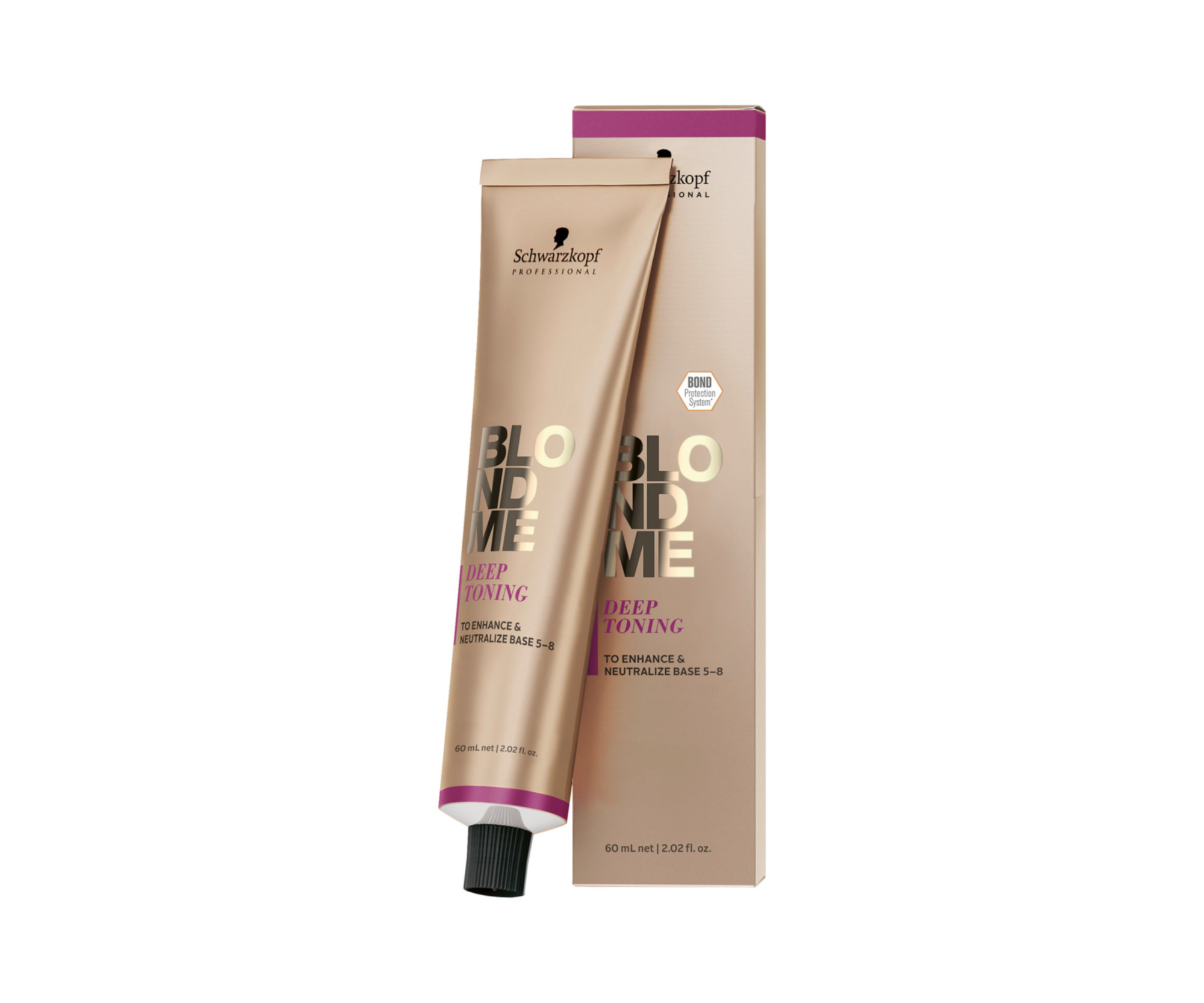 Тонирующий крем для волос Schwarzkopf Professional BlondMe Deep Toning, для блонда, 60 мл, оттенок Nougat - - nugatowy [2865541]