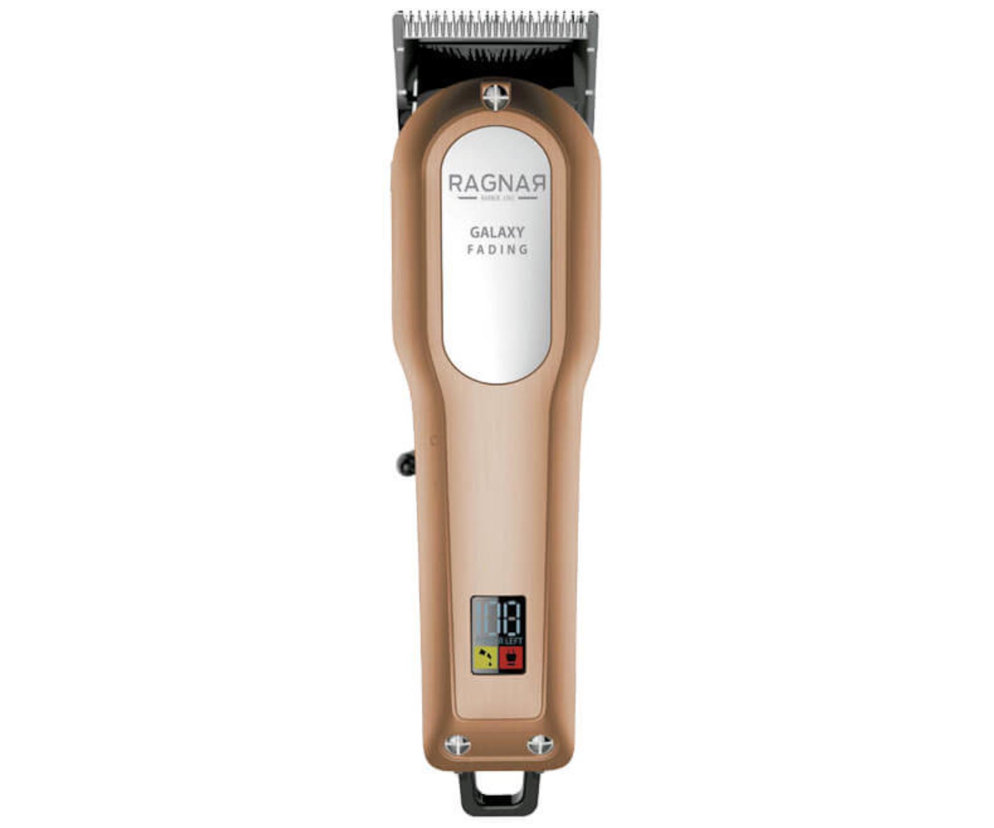 Машинка для стрижки Ragnar Galaxy Fading 07220, аккумуляторная, для фейда, коричневая