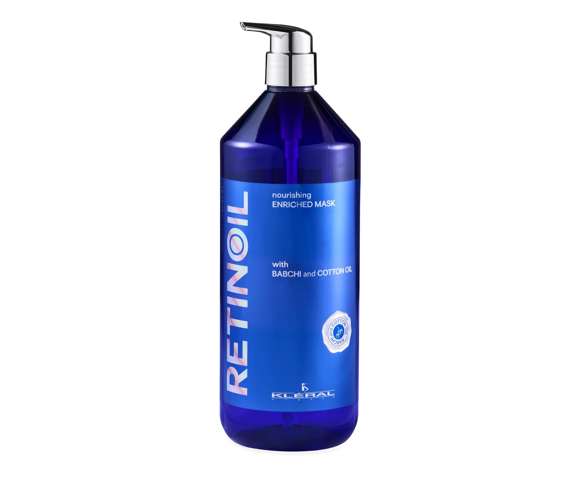 Маска для волос Kleral System Retinoil Nourishing Enriched восстанавливающая, для сухих и повреждённых волос, 1000 мл