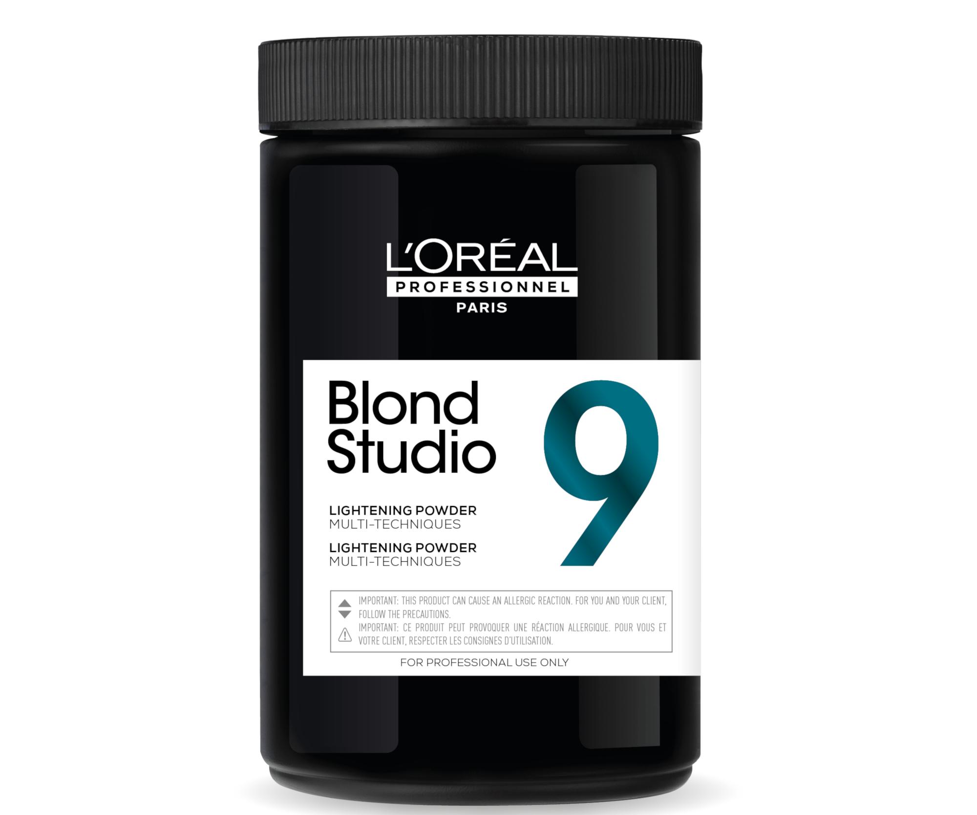 Осветляющая пудра для волос L'Oreal Professionnel Blond Studio 9 Multi-Techniques, до 9 тонов, 500 г