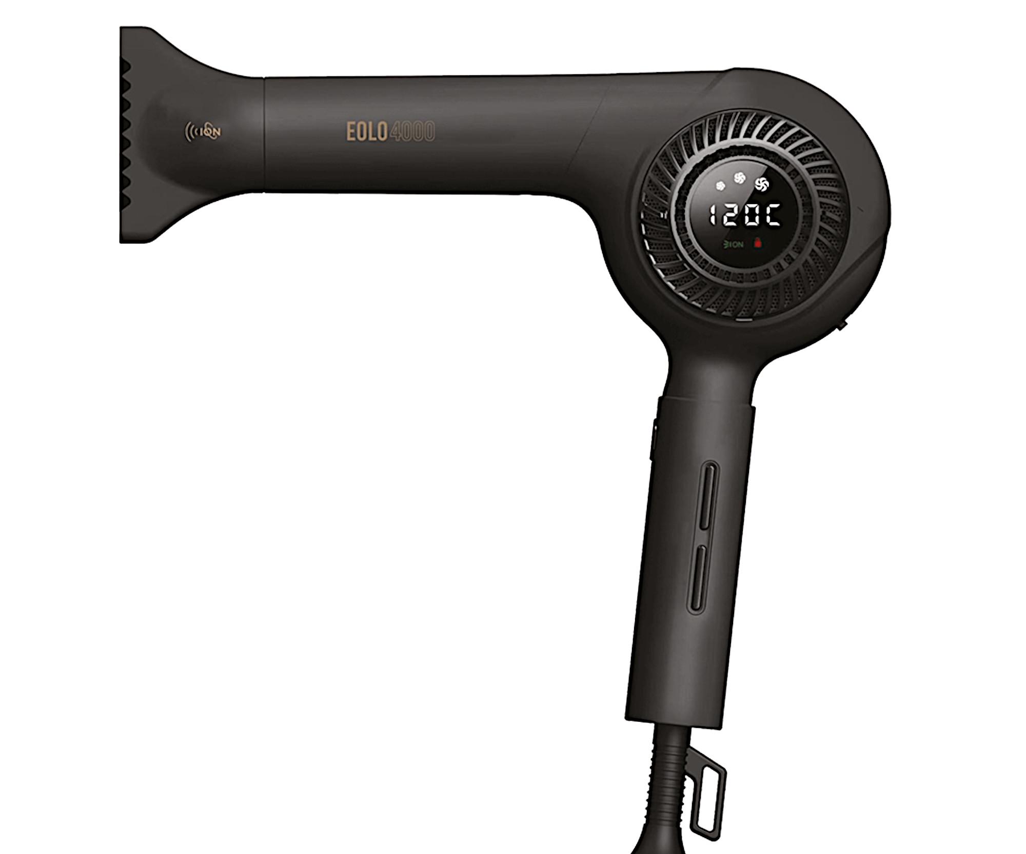 Фен Captain Cook Eolo 4000, бесщёточный двигатель, 1700 Вт, чёрный