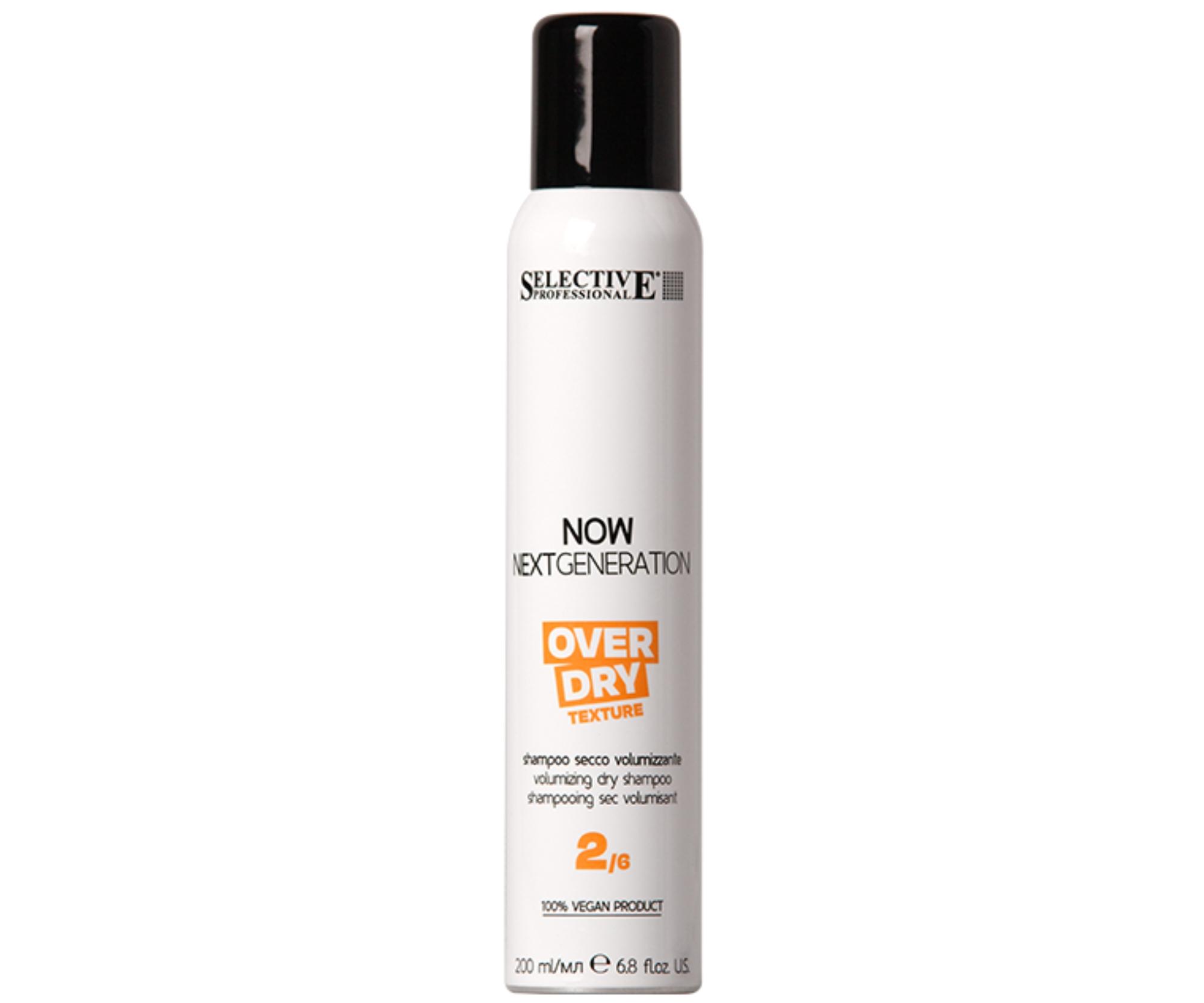 Сухой шампунь Selective Professional Now Next Generation Over Dry Texture для объёма, 200 мл