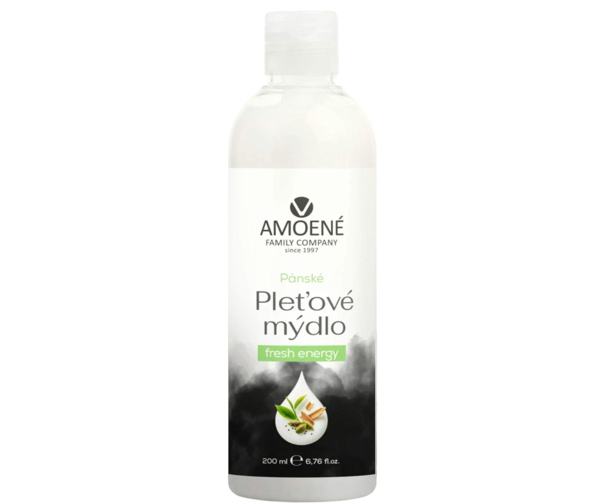 Мыло для лица и тела Amoene Fresh Energy, для мужчин, свежий пряный аромат, 200 мл