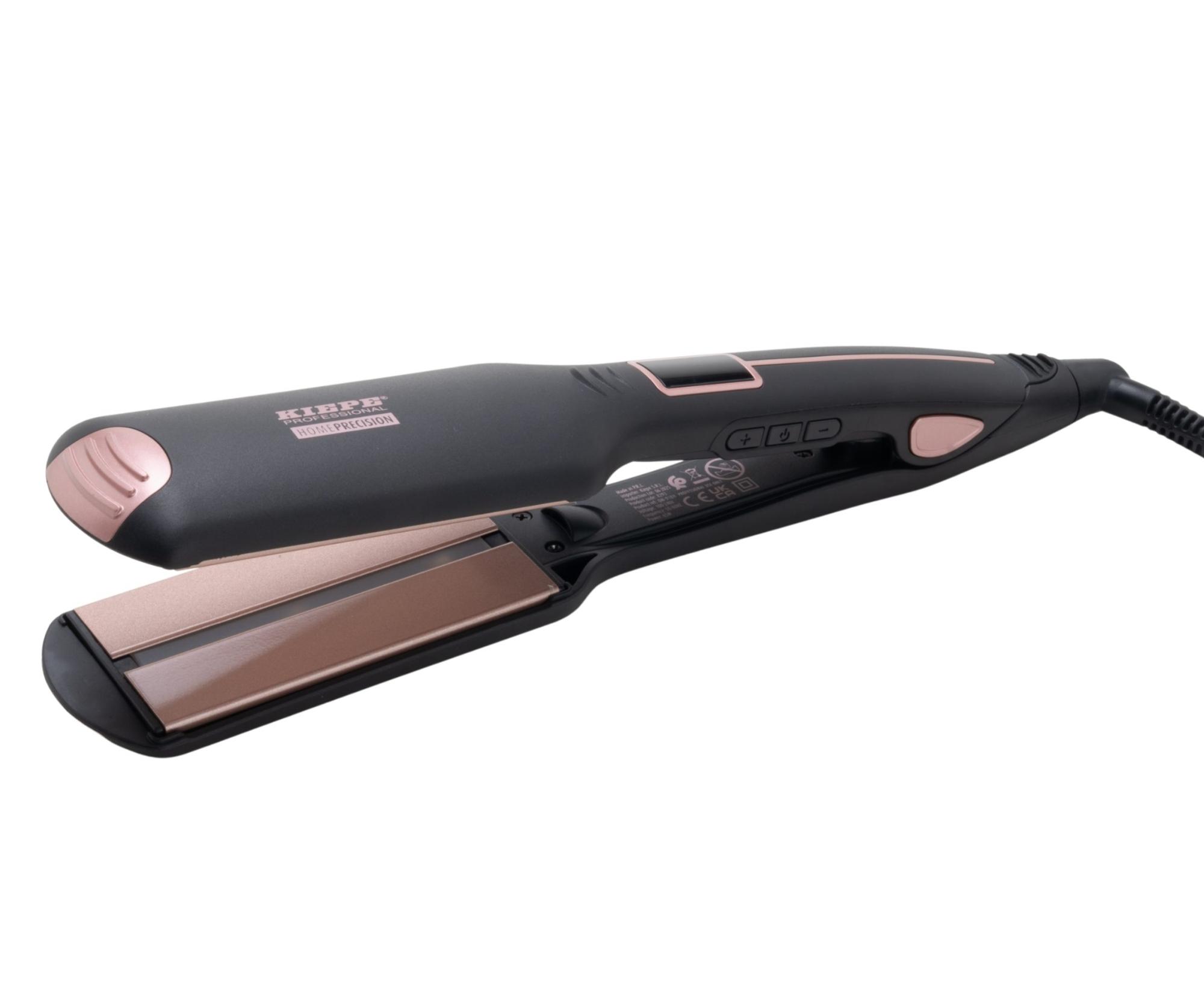 Выпрямитель для волос Kiepe Professional Home Precision Infraredsilk Styler 8293, инфракрасный, чёрный