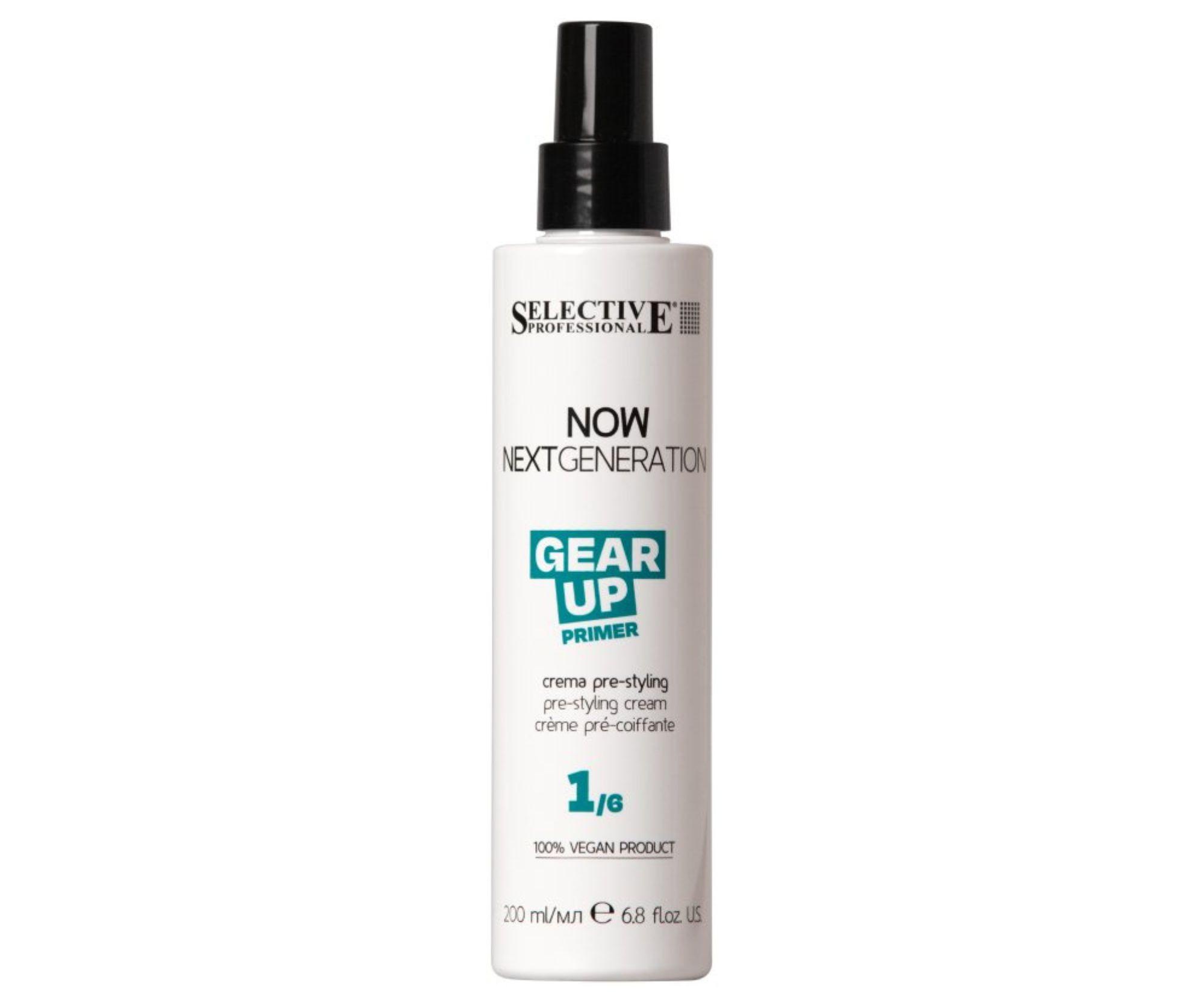 Праймер для укладки Selective Professional Now Next Generation Gear Up Primer, мягкая фиксация, 200 мл
