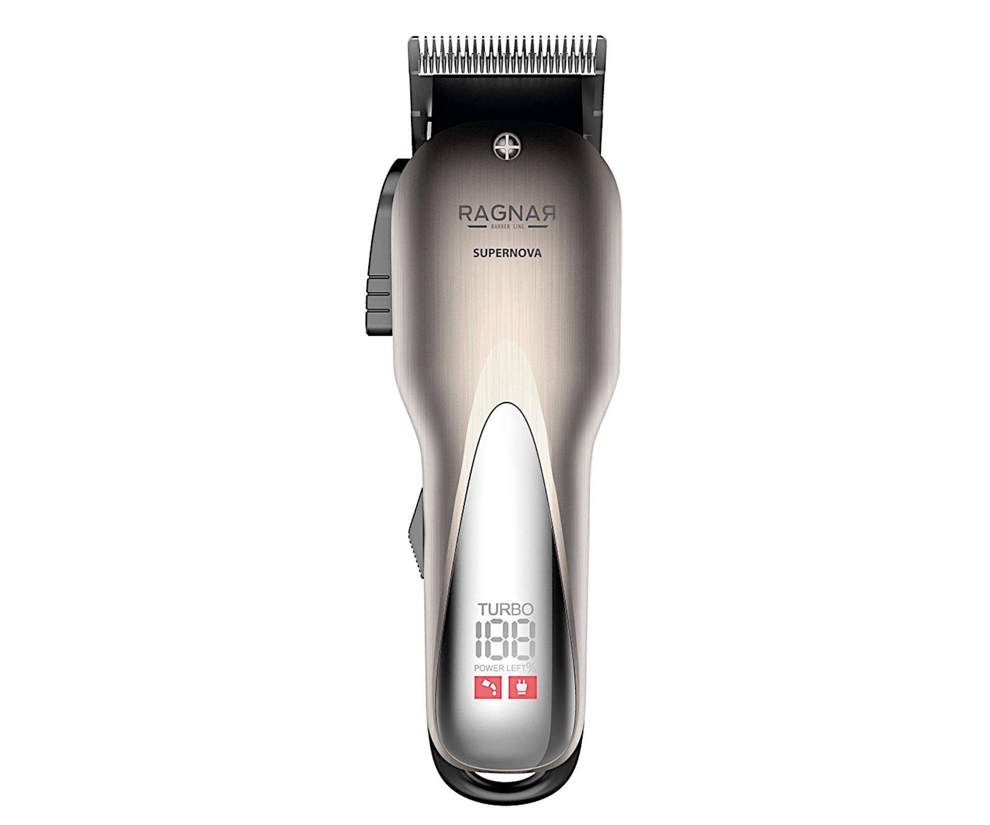 Машинка для стрижки Ragnar Supernova Silver 06715, аккумуляторная, серебристая