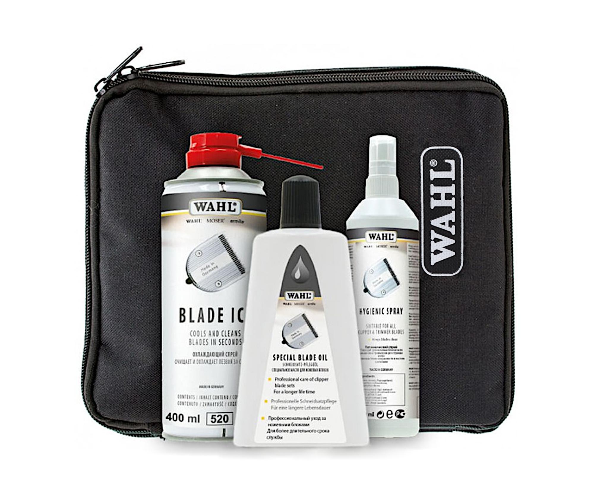 Набор для ухода за ножами машинок для стрижки Wahl Blade Care Set 1000-7400, масло и очищающий спрей