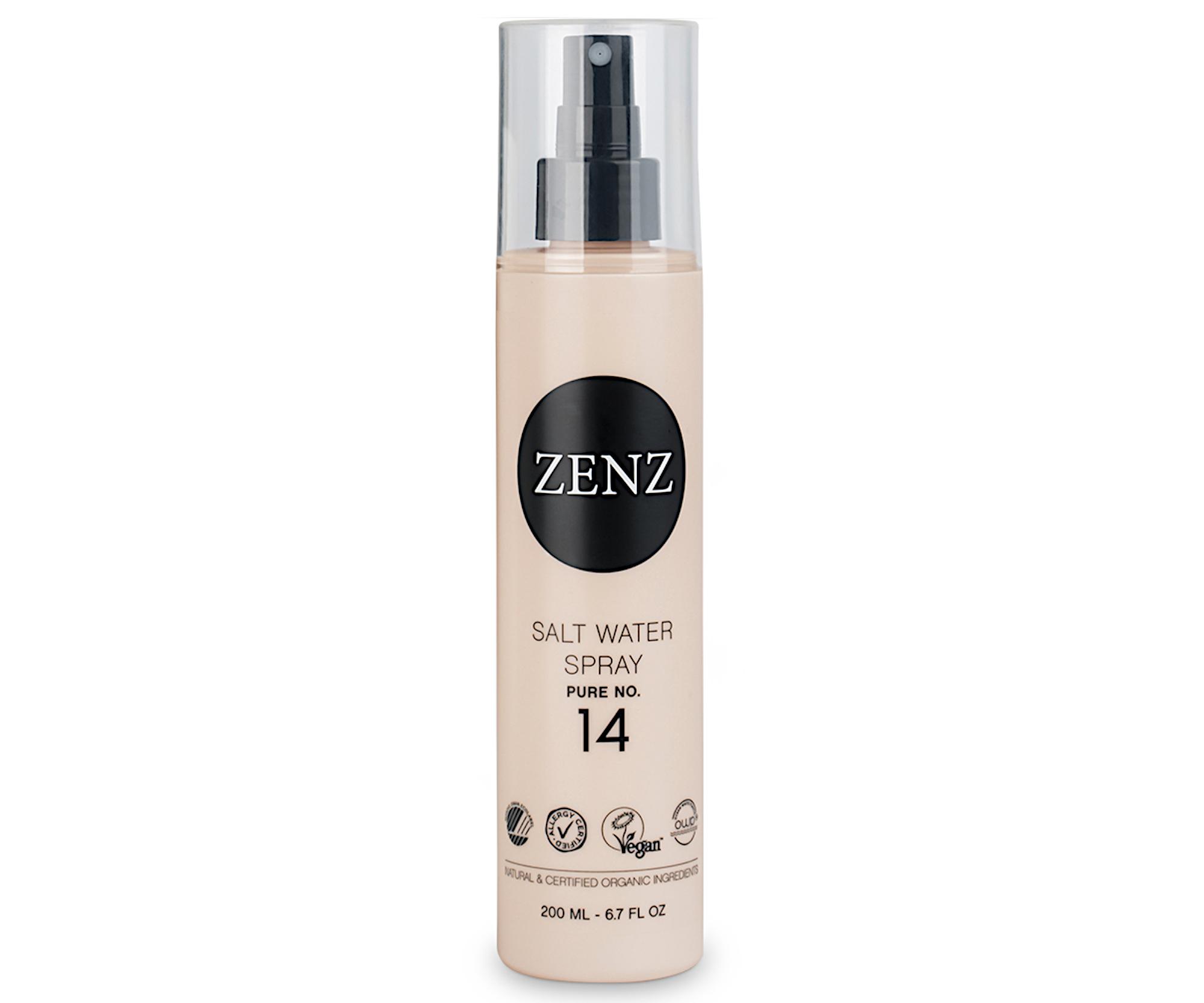 Солевой спрей Zenz Sea Salt Spray Pure No. 14 для объёма и текстуры, 200 мл