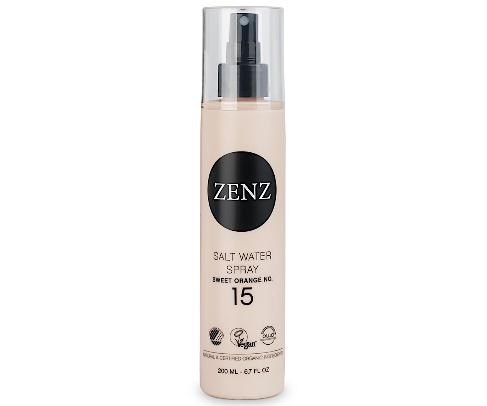 Солевой спрей Zenz Sea Salt Spray Sweet Orange No. 15 для объёма и текстуры, 200 мл