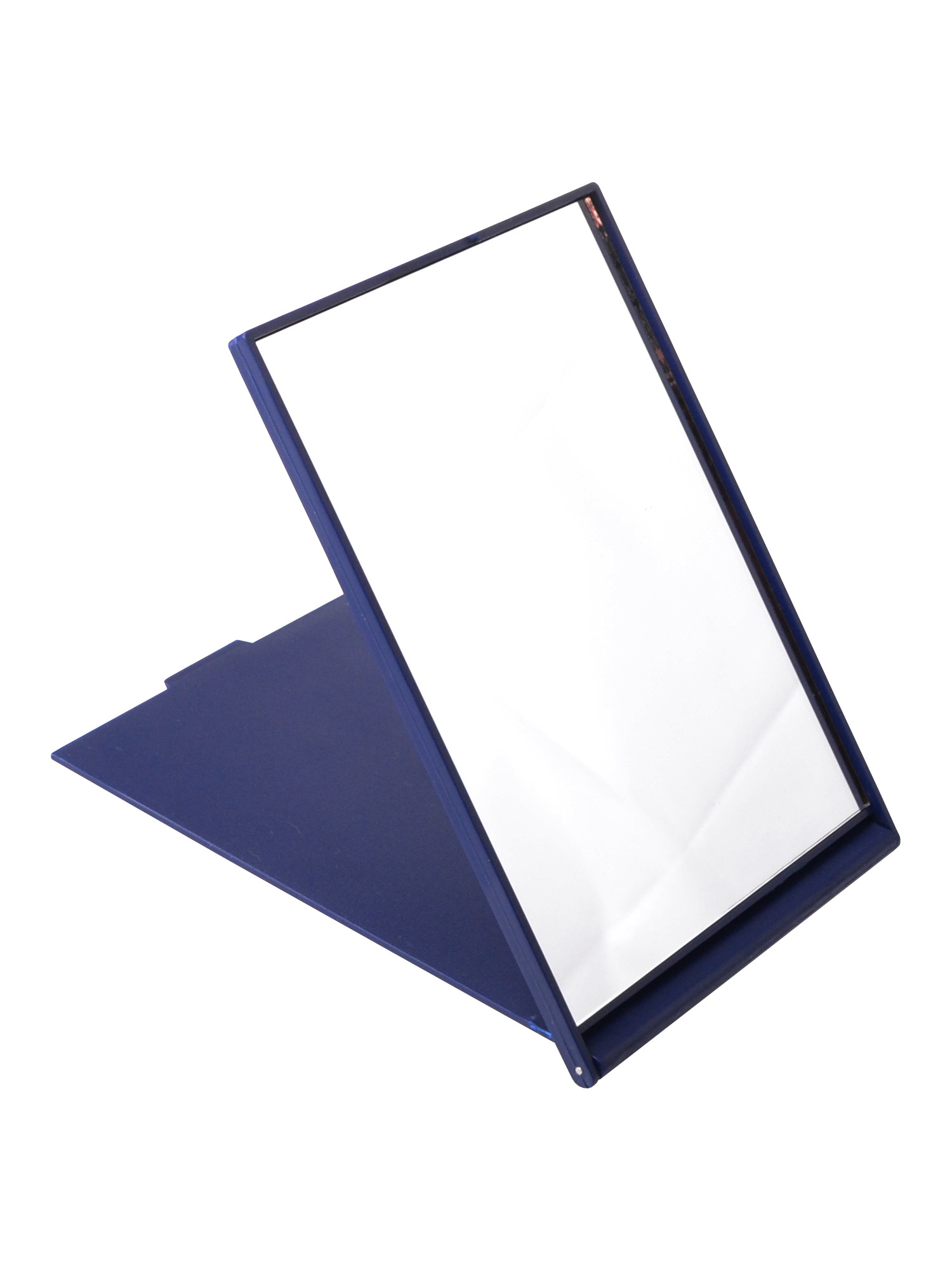 Lusterko kosmetyczne ze stojakiem Duko 3060 - 115 x 170 mm - niebieskie