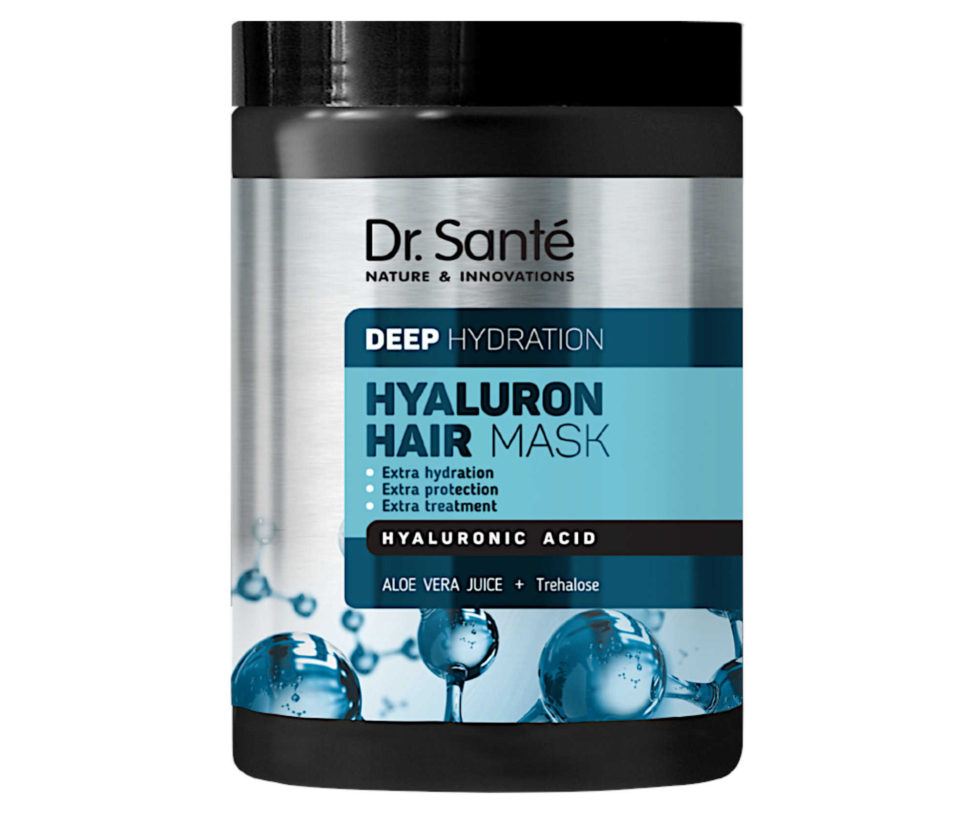 Maska do włosów głęboko nawilżająca  Dr. Santé Hyaluron Hair - 1000 ml
