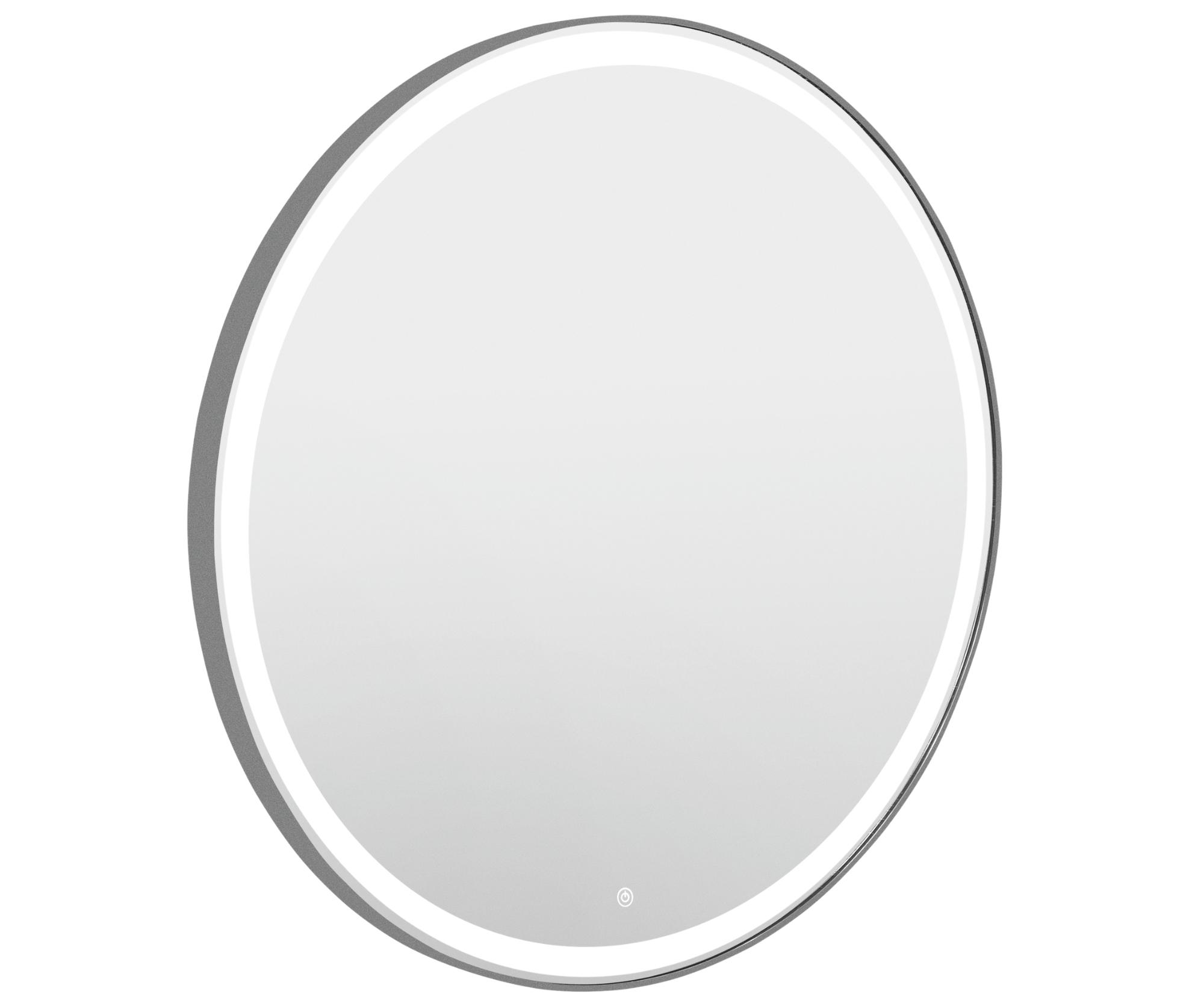 Okrągłe lustro z oświetleniem LED Sibel Fleur Round LED Styling Unit - rama aluminiowa chromowana (0160011) + bezpłatny prezent