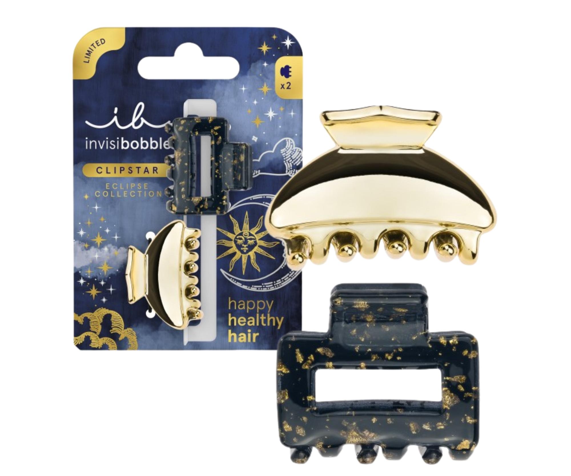 Klamry do włosów Invisibobble Clipstar Eclipse Lunar Glam - 2 szt.