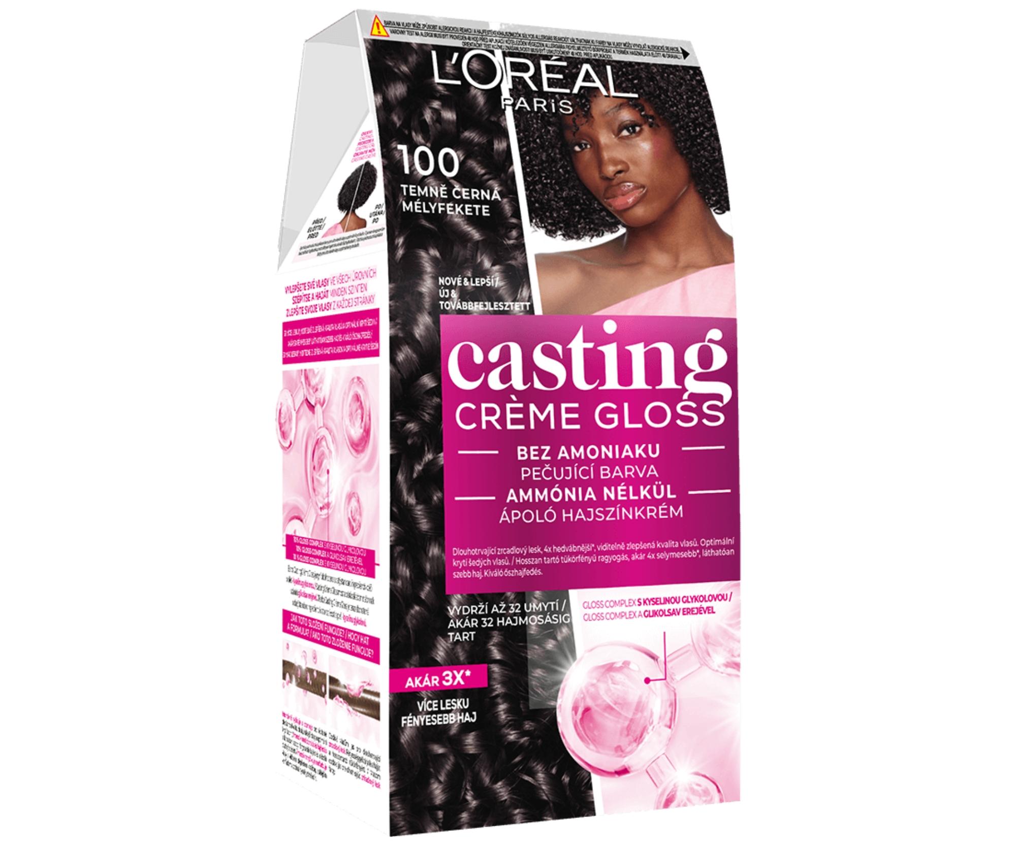 Farba do włosów bez amoniaku Loréal Casting Créme Gloss - 100 lukrecja - L’Oréal Paris