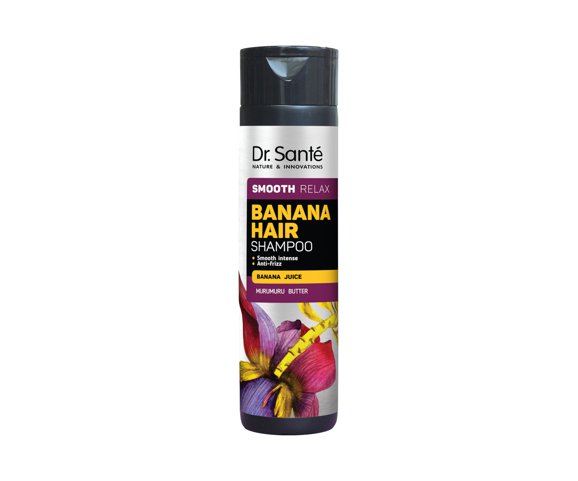 Szampon wygładzający do włosów Dr. Santé Smooth Relax Banana Hair Shampoo - 250 ml
