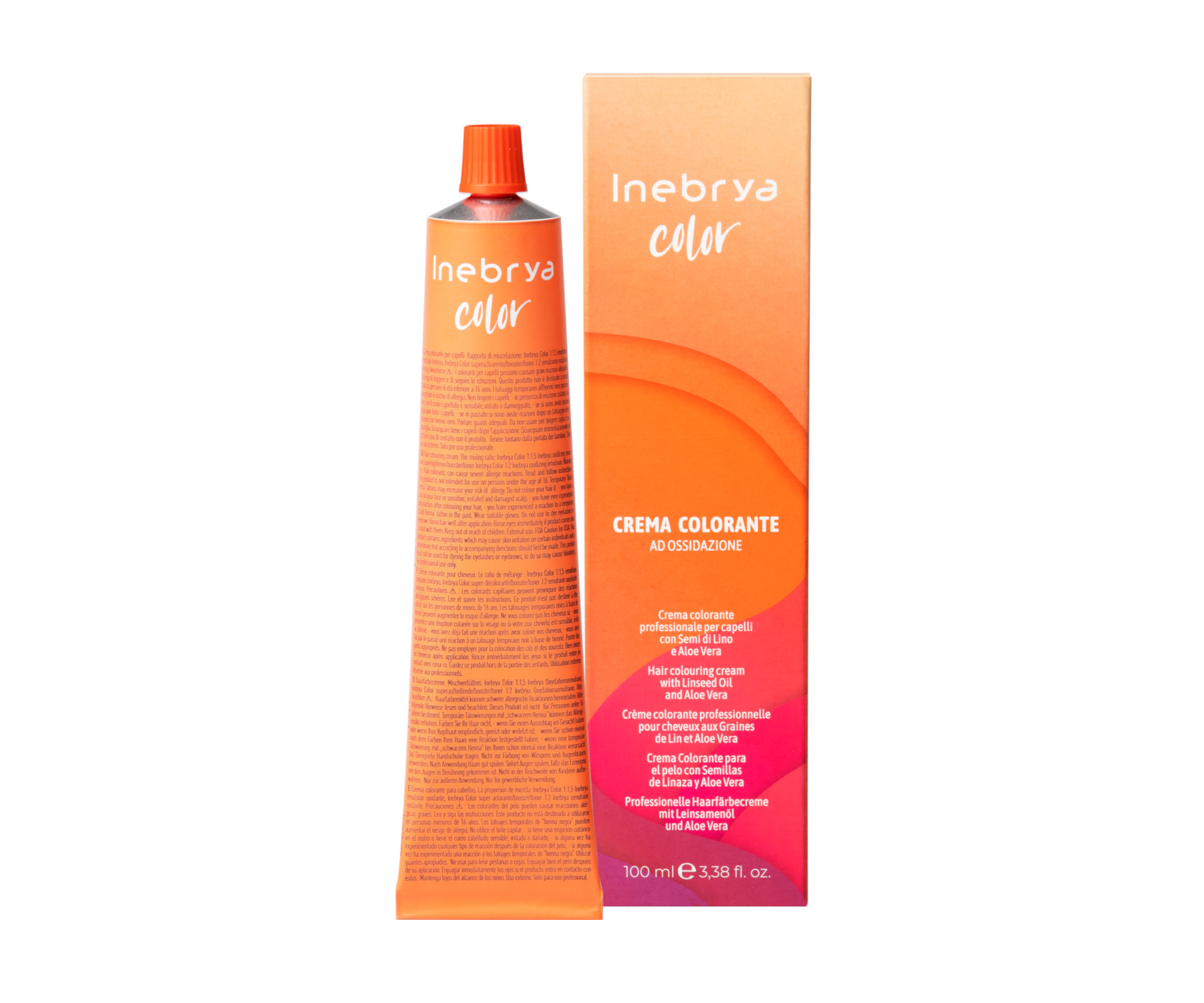 Farba do włosów Inebrya Color 100 ml - 5/20 jasny brąz fioletowy czereśniowy (771024278)