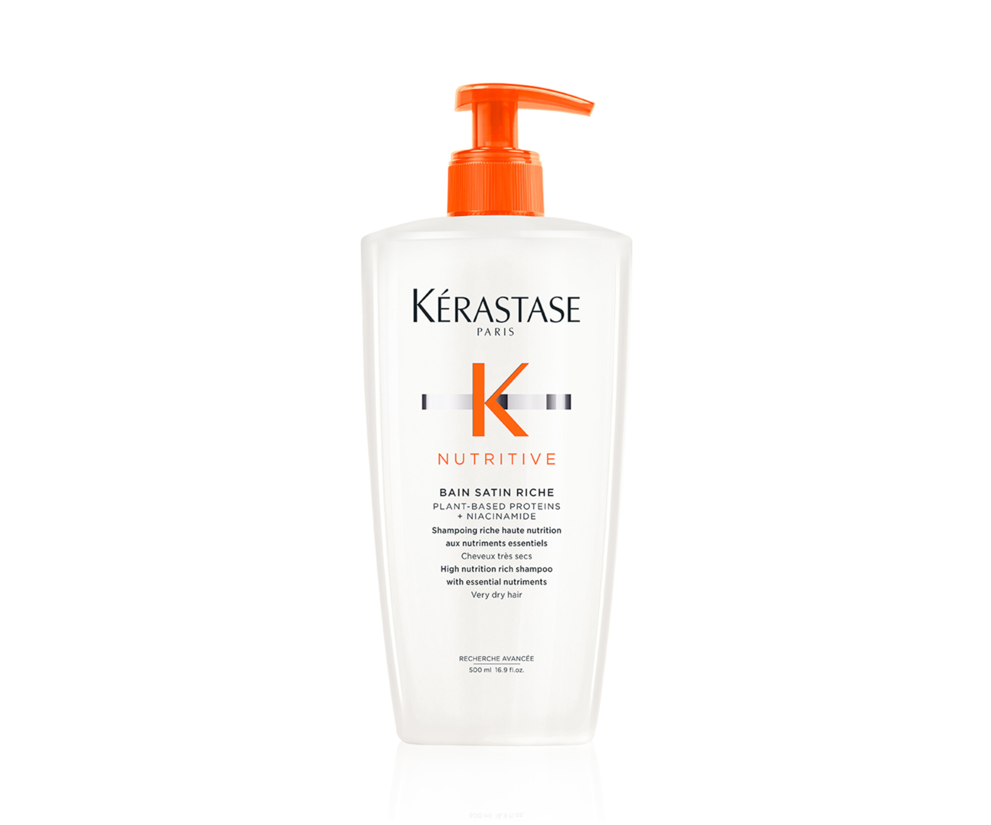 Szampon intensywnie odżywczy do włosów bardzo suchych Kérastase Nutritive Bain Satin Riche - 500 ml + bezpłatny prezent