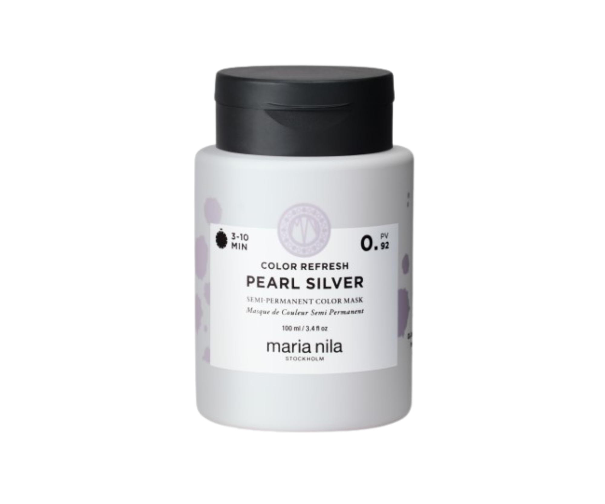 Maska ożywiająca kolor włosów Maria Nila Colour Refresh Pearl Silver - platynowa - 100 ml + bezpłatny prezent